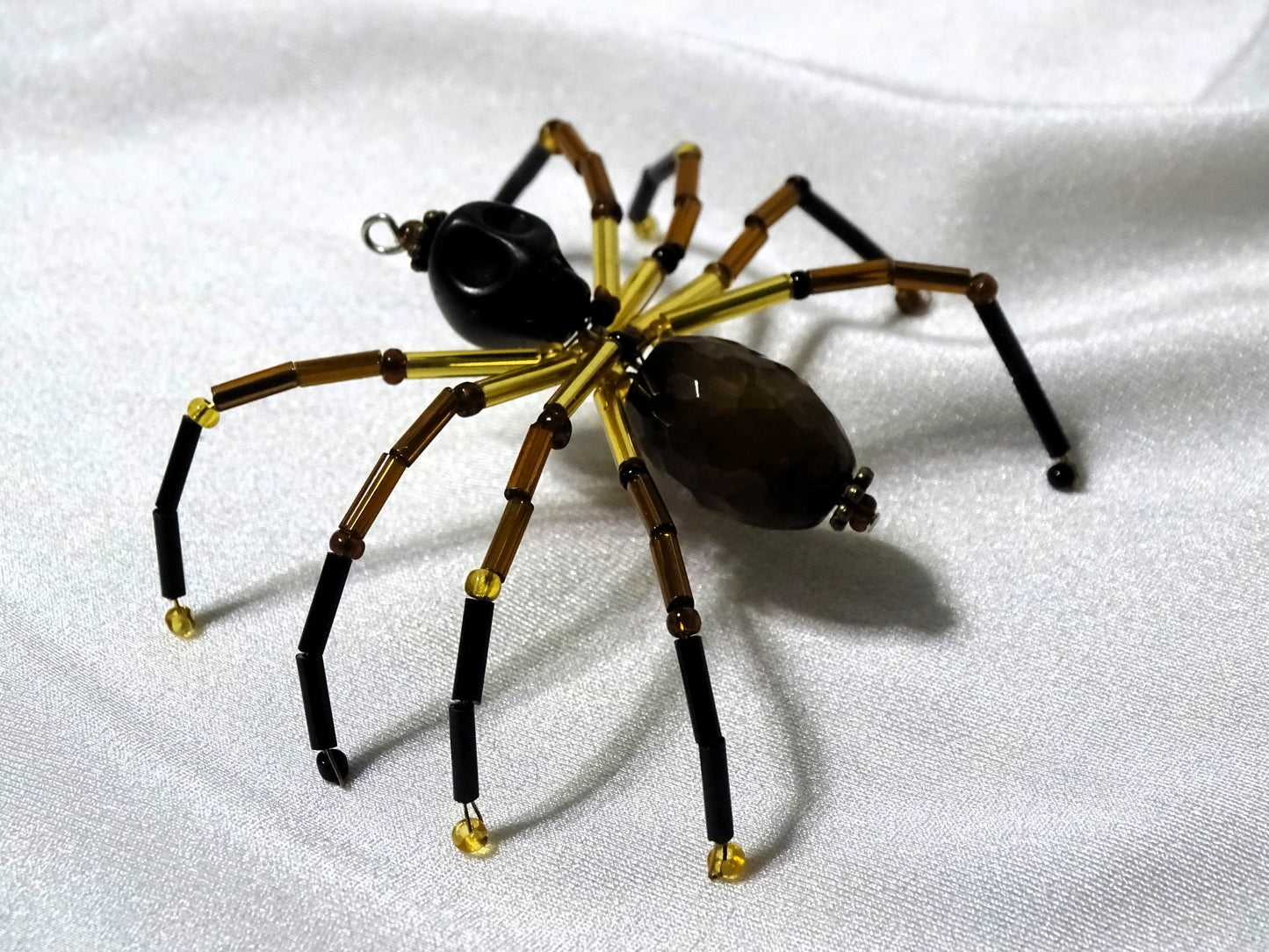Agate and Howlite Spider