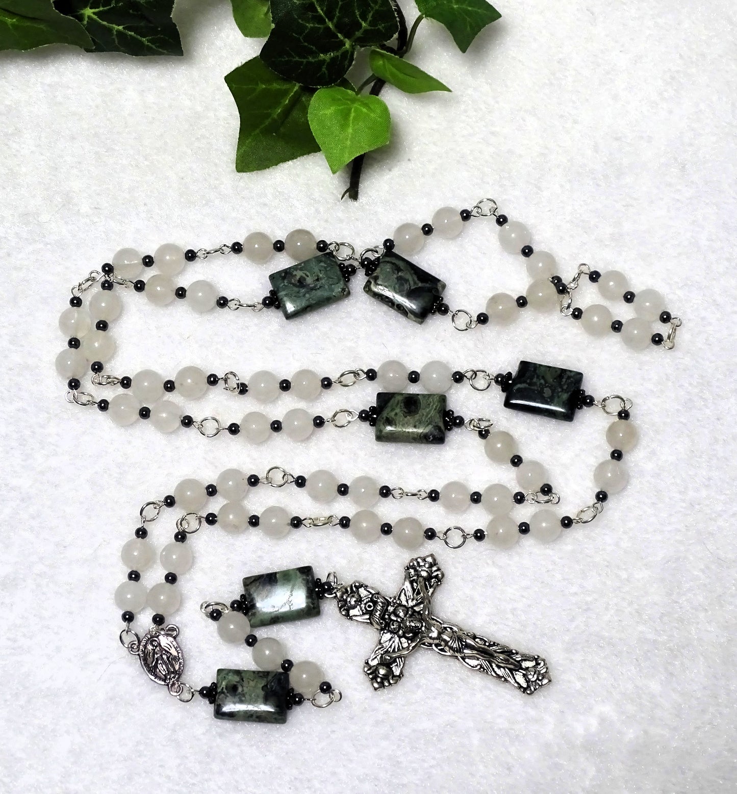 Kambaba Jasper Rosary