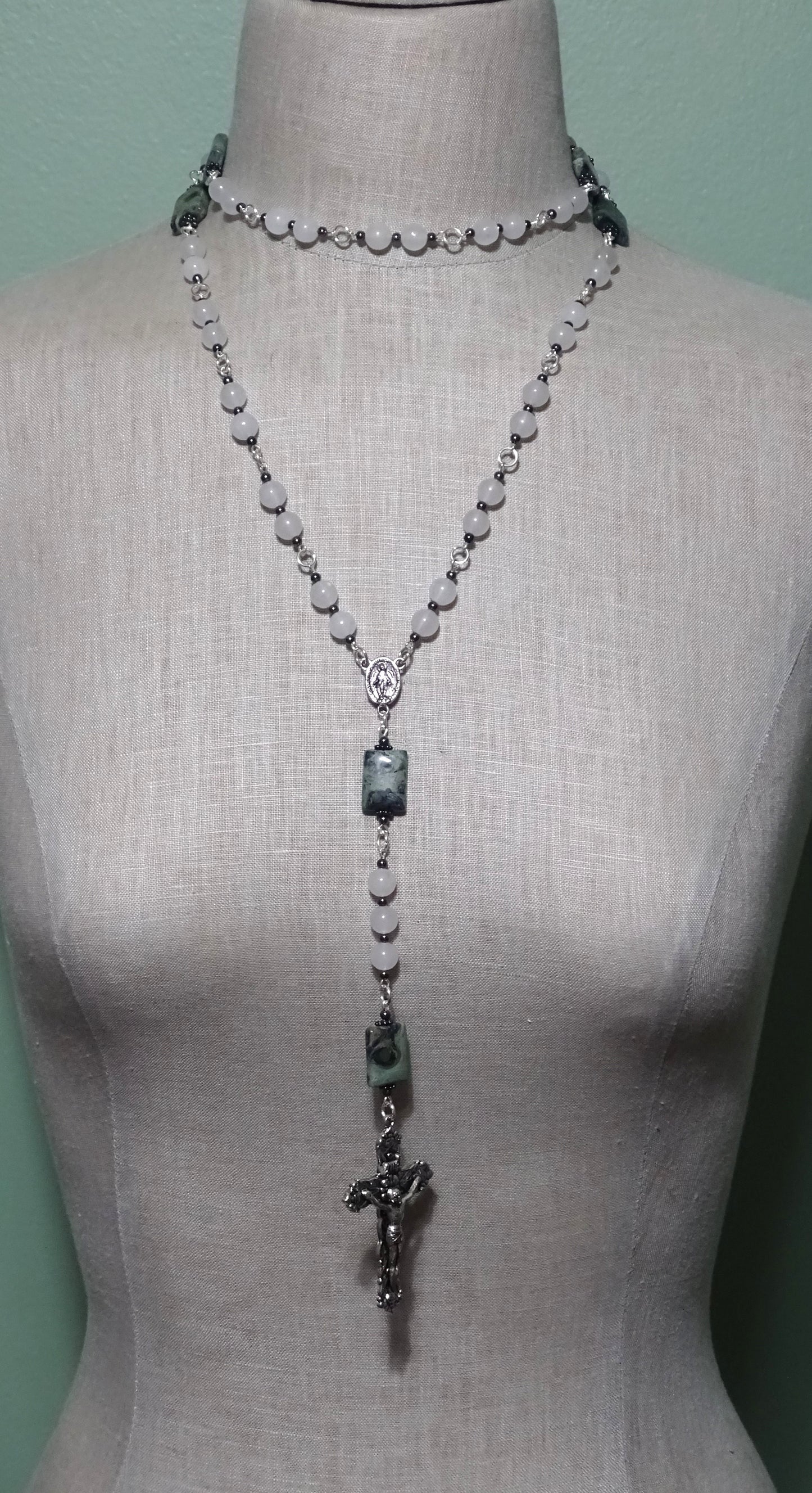 Kambaba Jasper Rosary