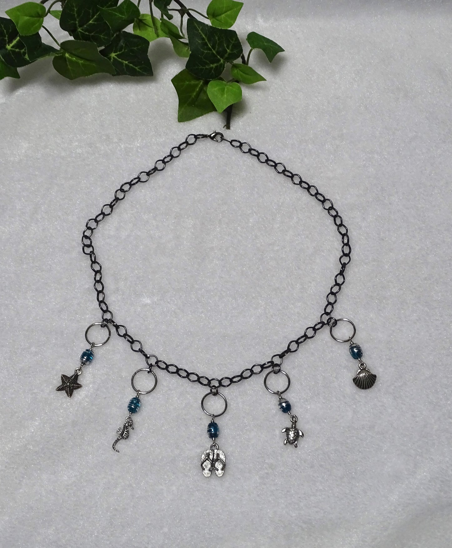 Nautical Themed Charm Necklace