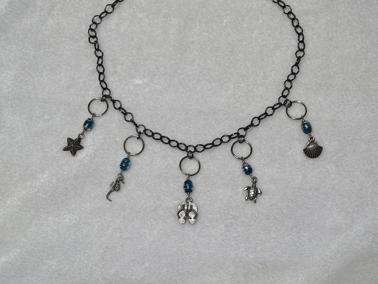 Nautical Themed Charm Necklace