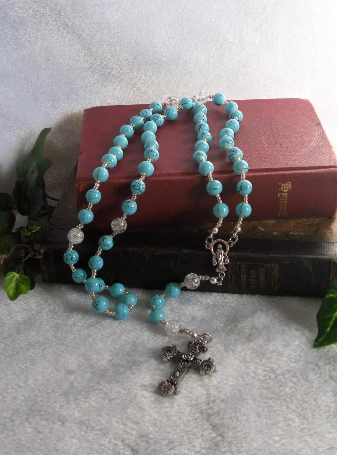 Crackle Glass Rosary