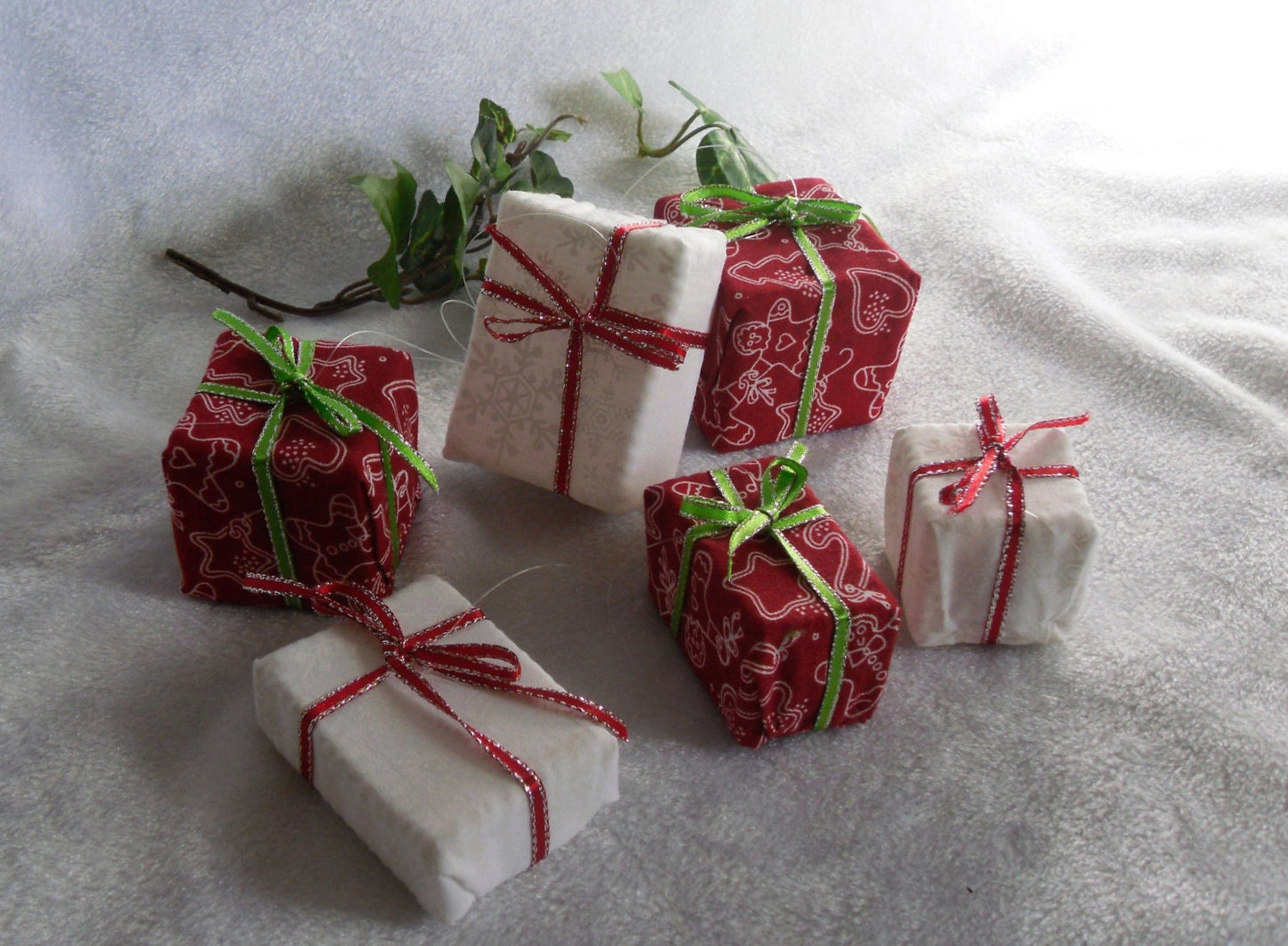 Wrapped Present Ornaments