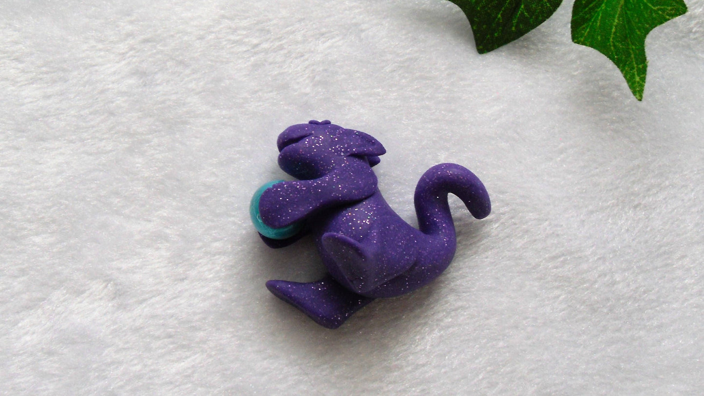Playful Purple Dragon