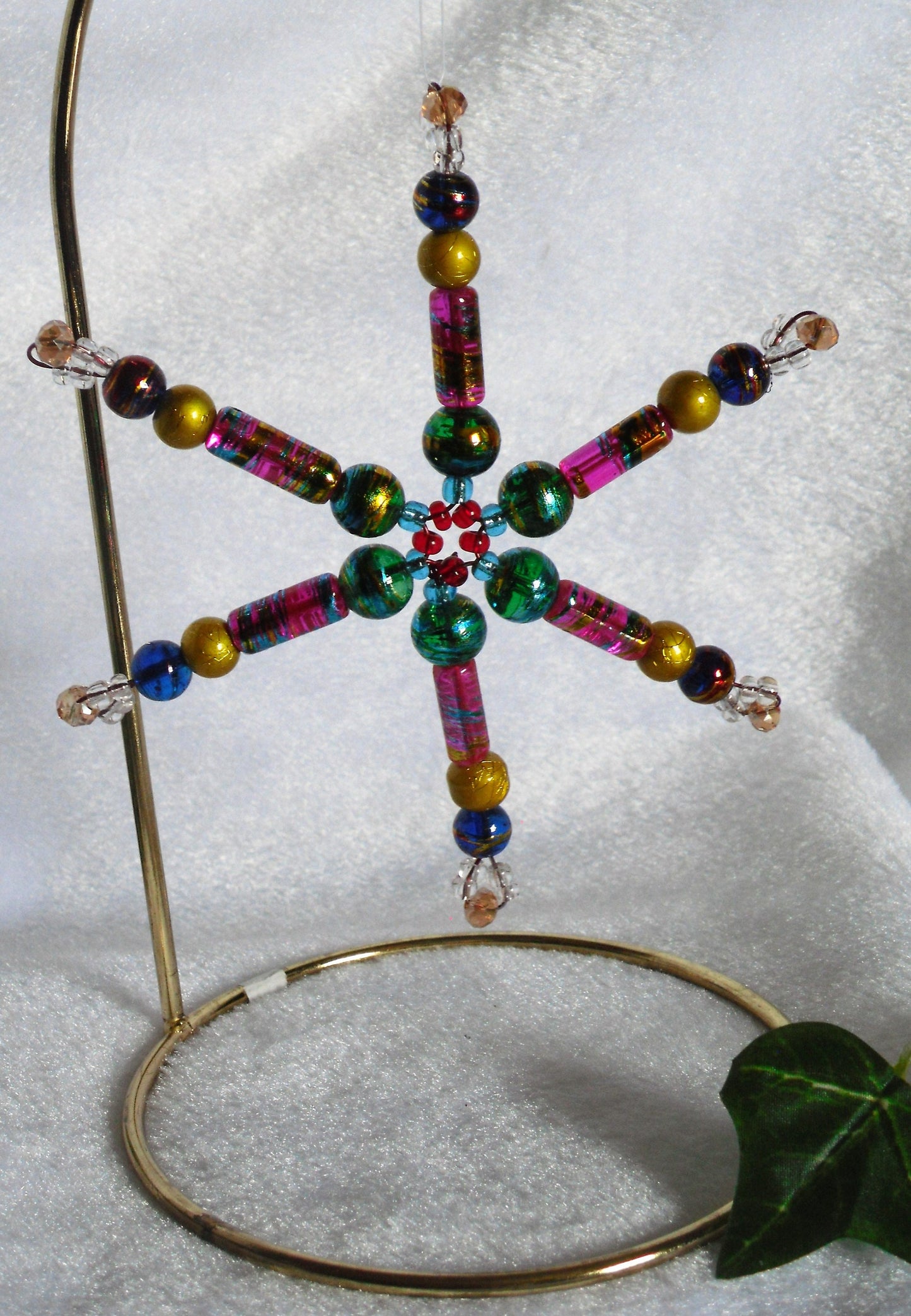 Confetti Glass Snowflake