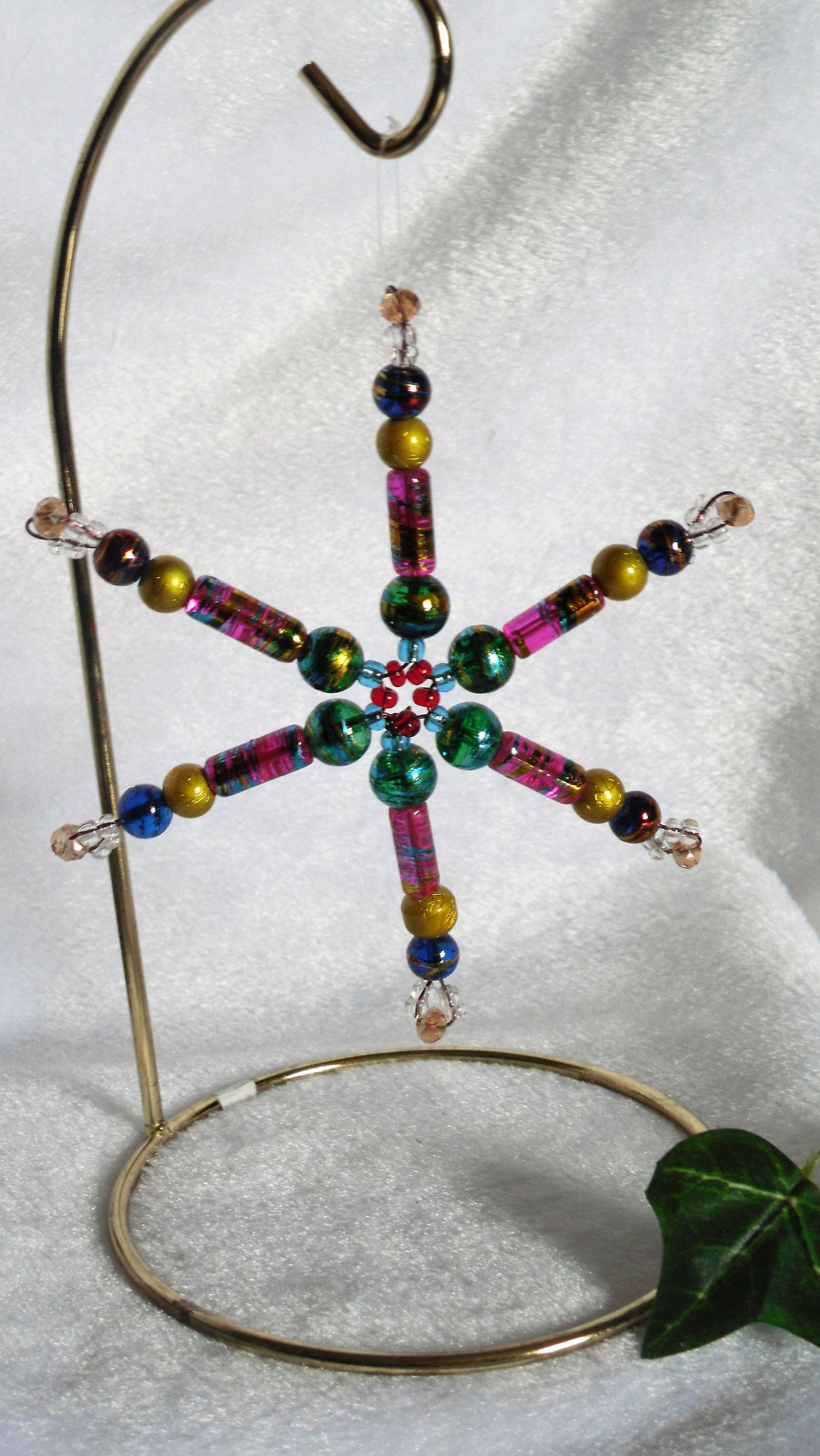 Confetti Glass Snowflake
