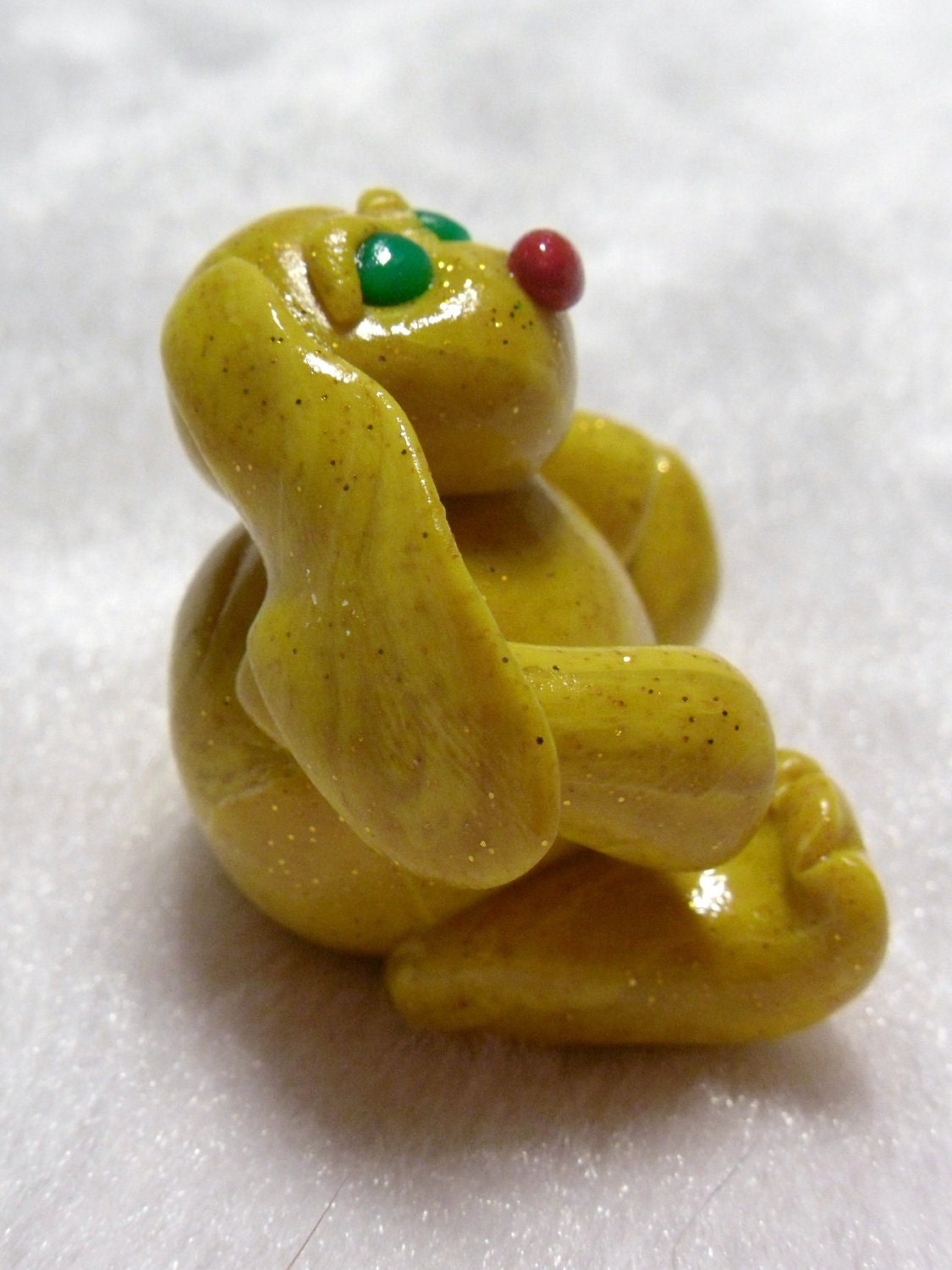 Glittery Yellow Bunny