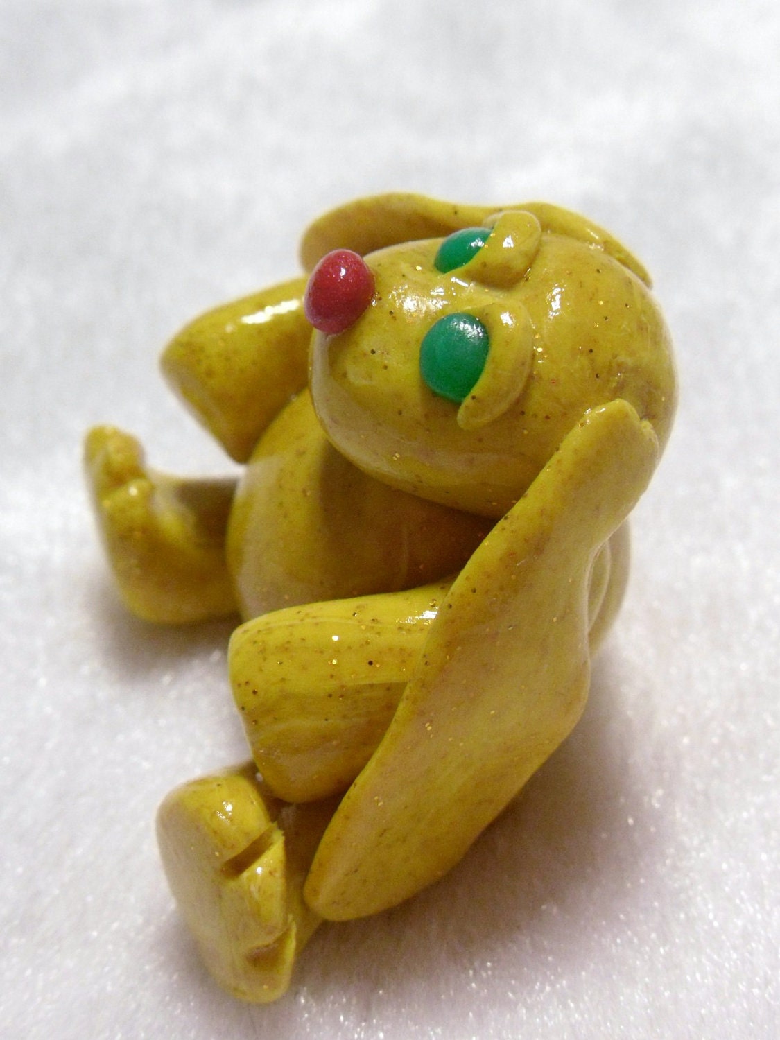 Glittery Yellow Bunny