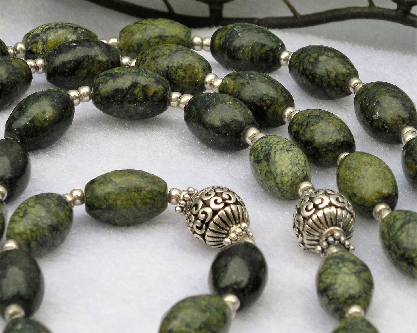 Snakeskin Jasper Rosary
