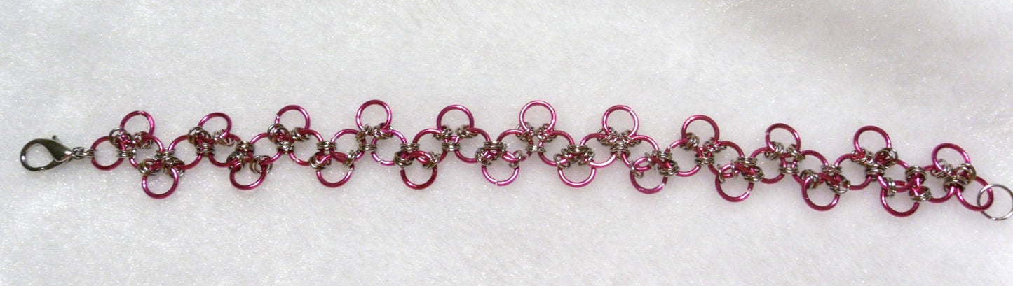 Pink Links Bracelet
