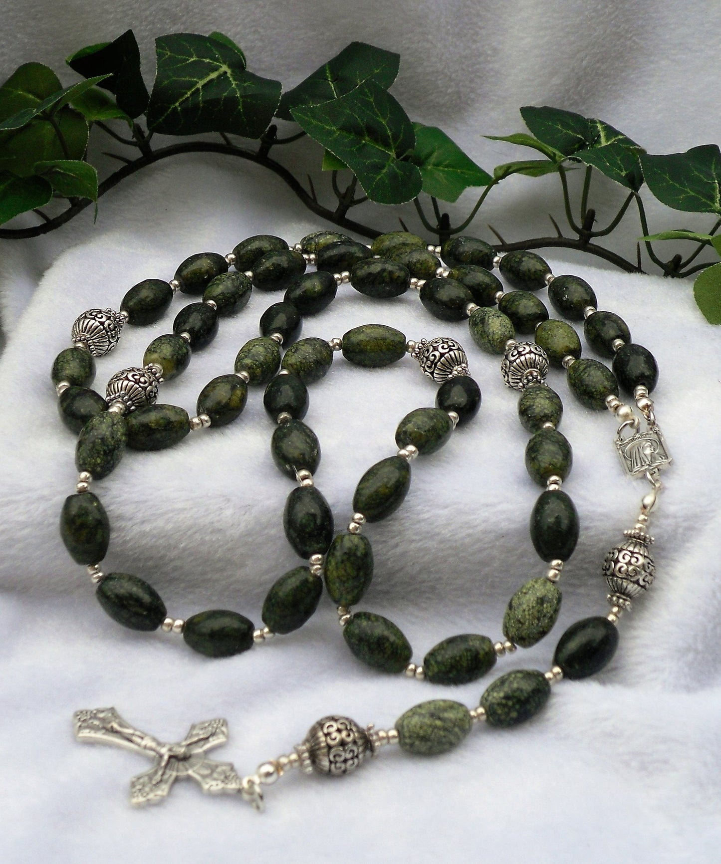 Snakeskin Jasper Rosary