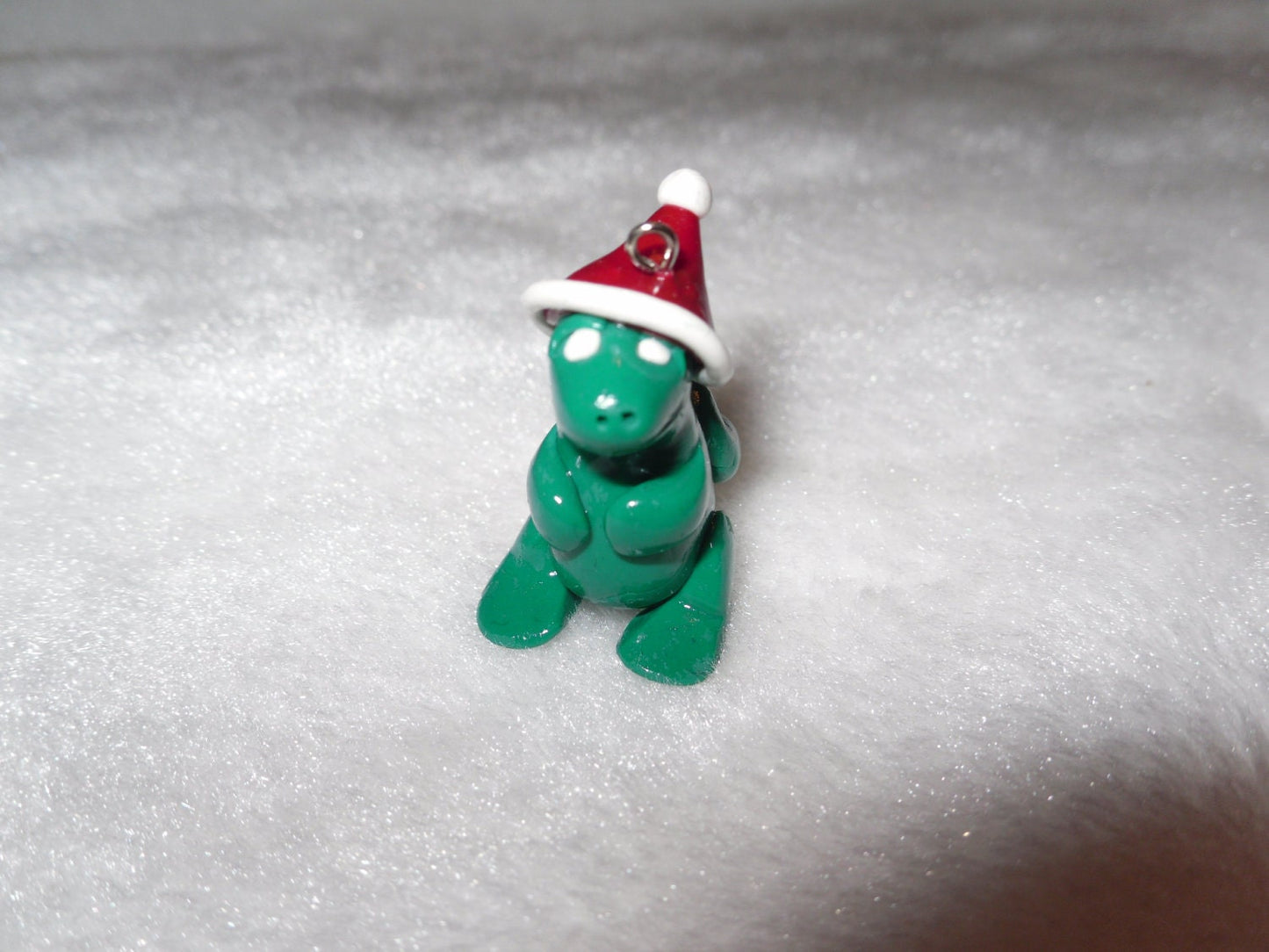 Santa Dragon Charm