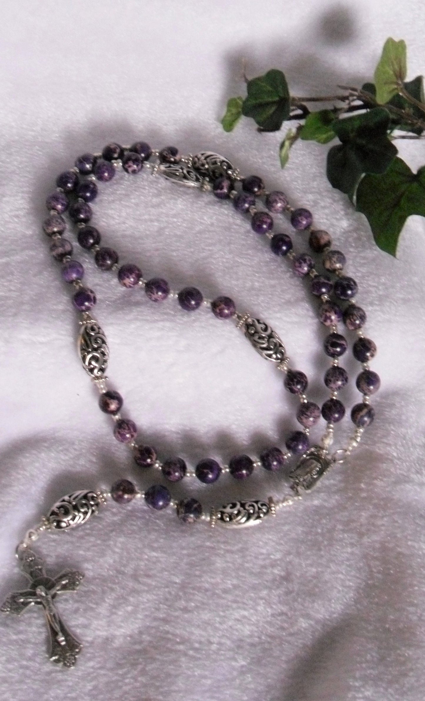 Purple Jasper Rosary