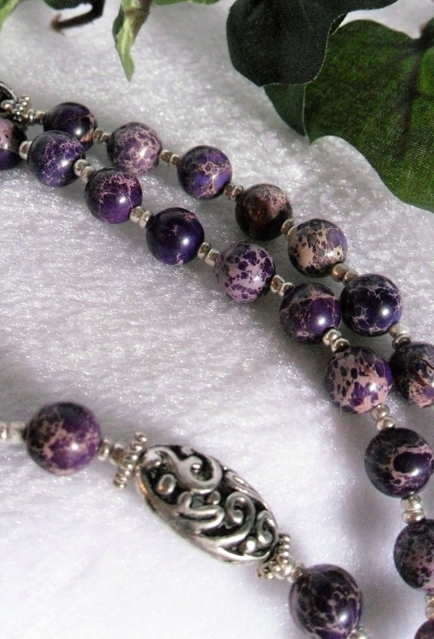 Purple Jasper Rosary