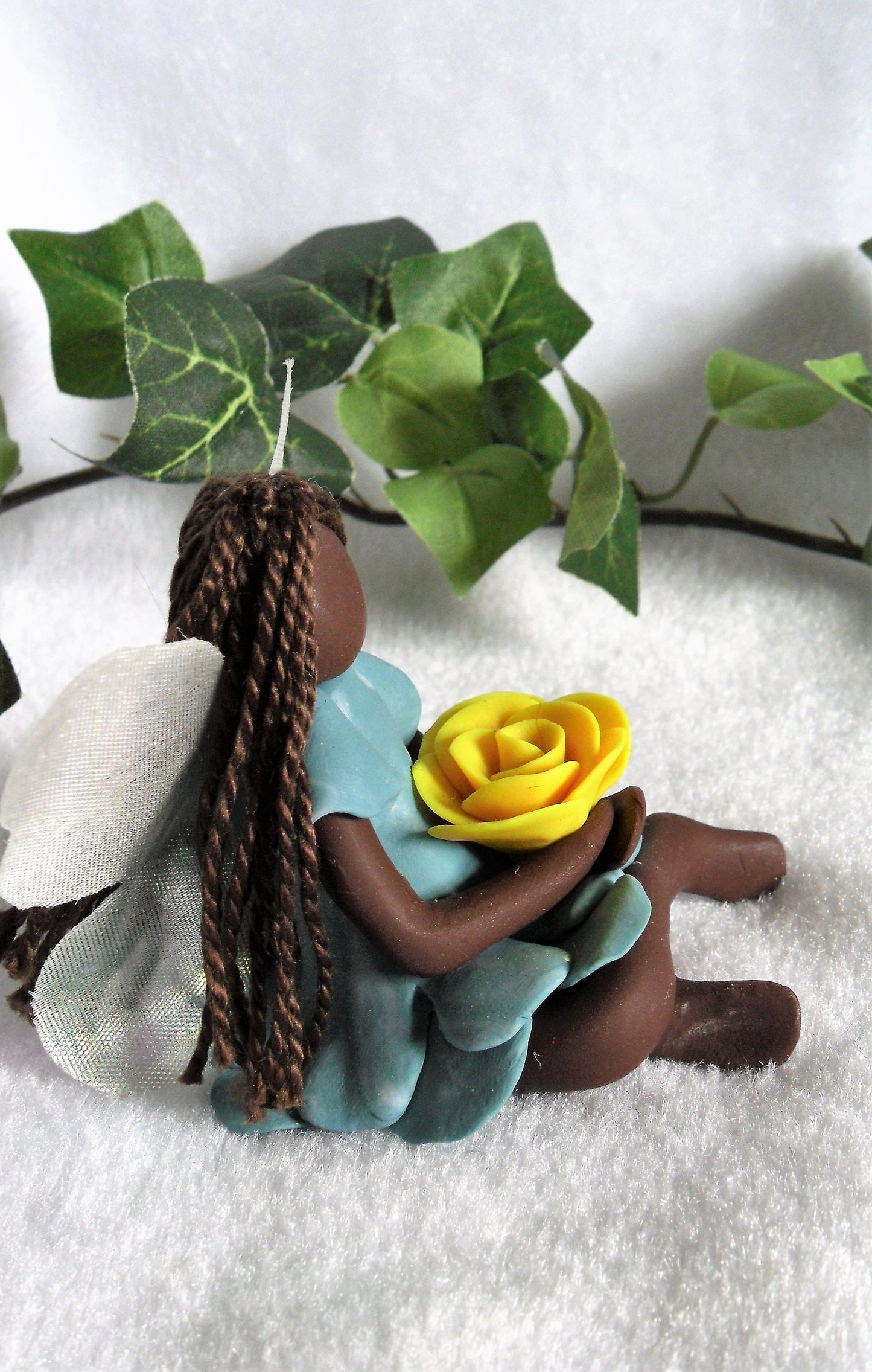 Fairy with Yellow Rose