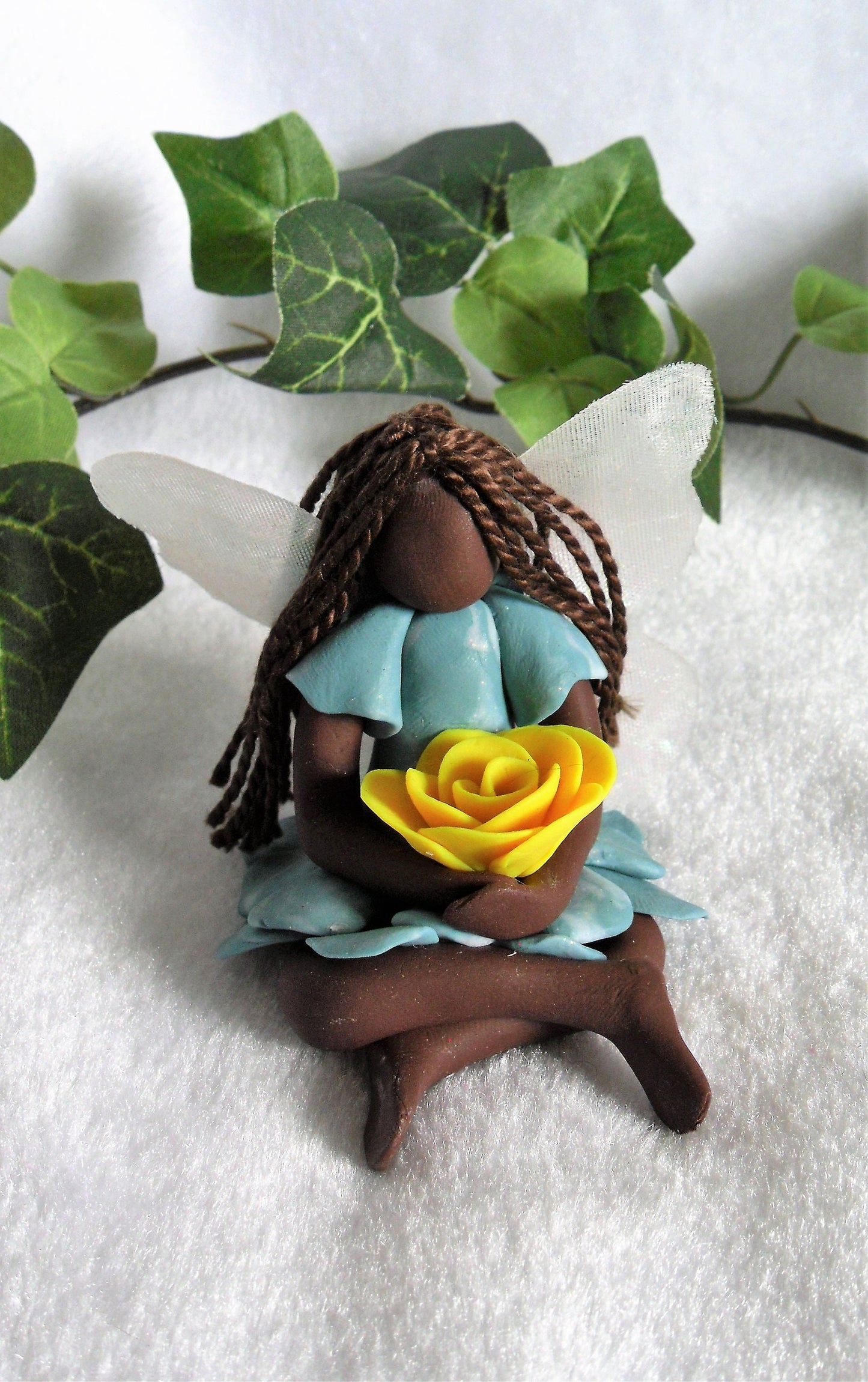 Fairy with Yellow Rose