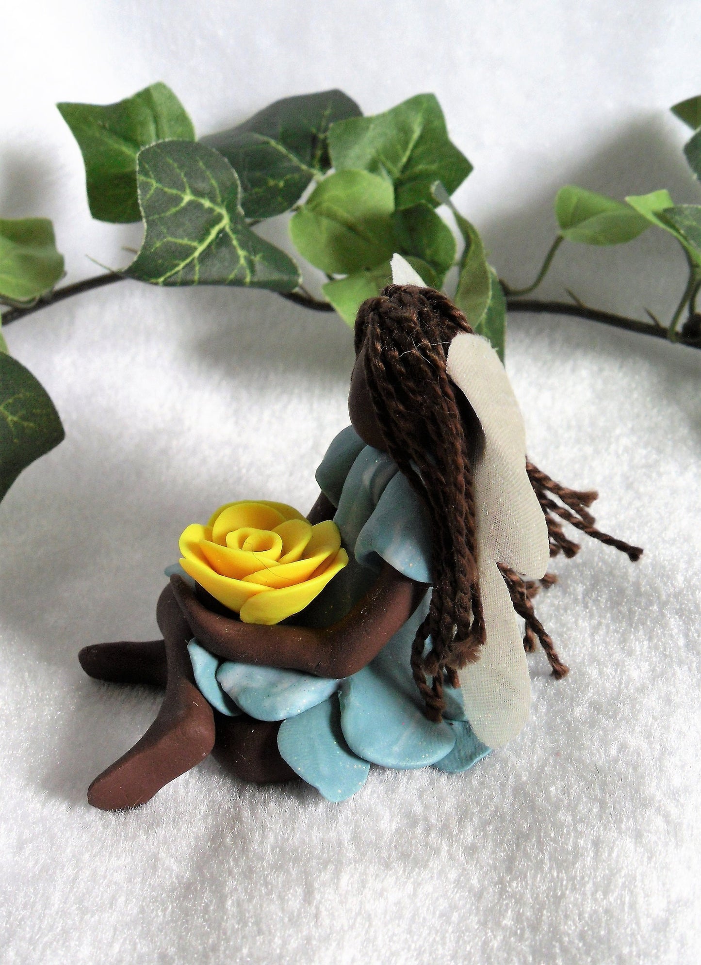 Fairy with Yellow Rose