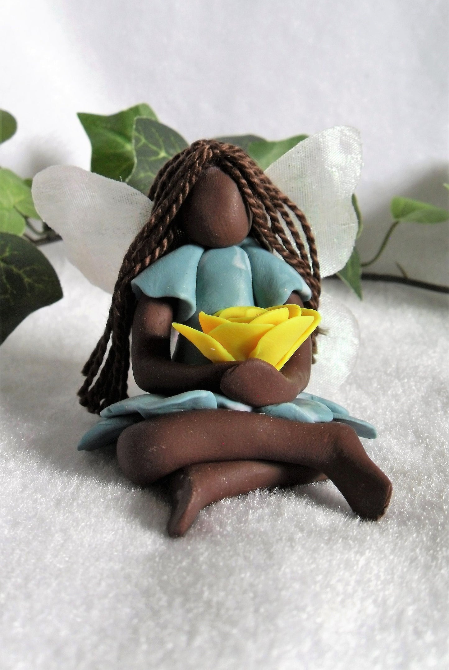 Fairy with Yellow Rose