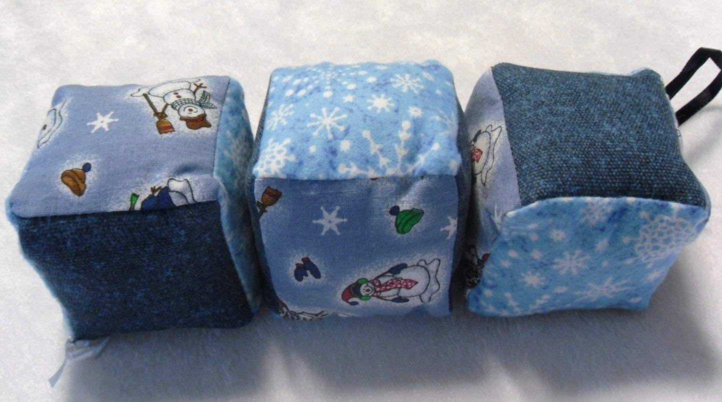 Set of 12 Stuffed Ornaments