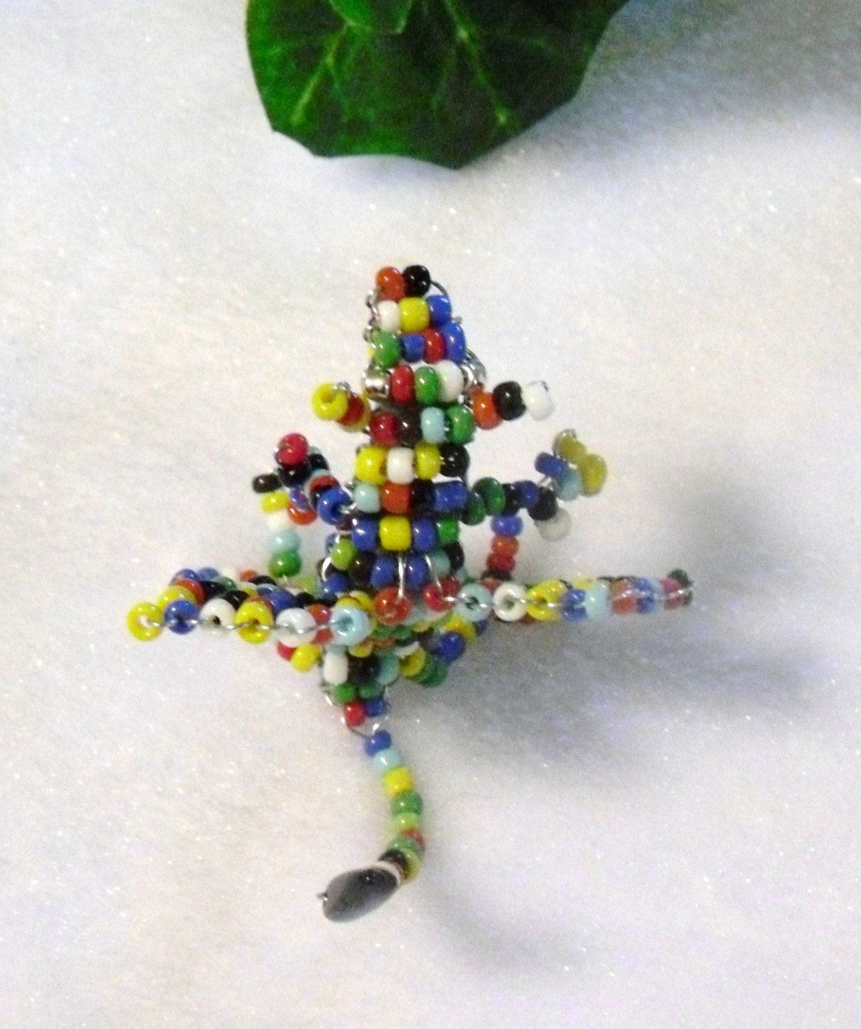 Rainbow Beaded Dragon