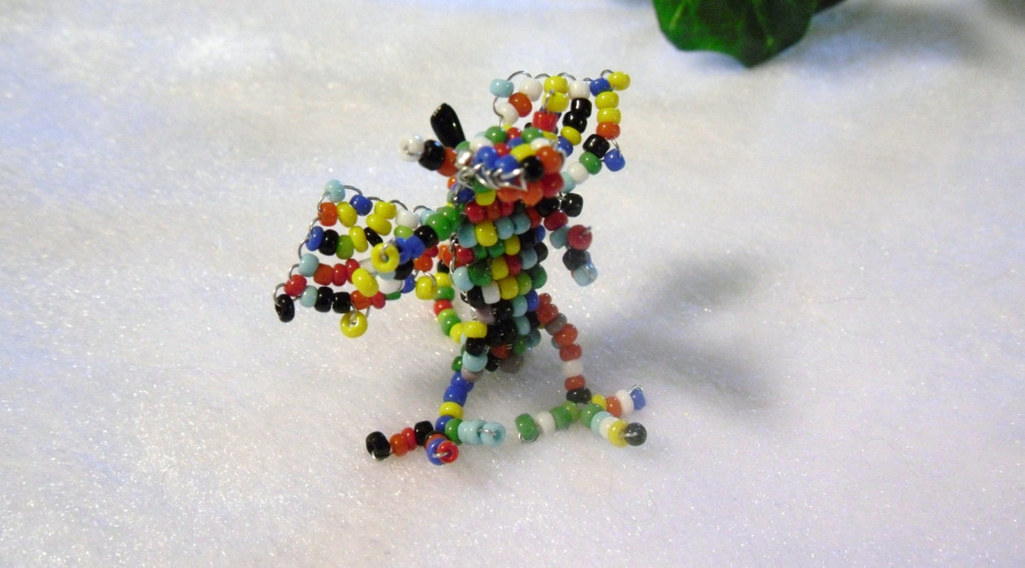 Rainbow Beaded Dragon