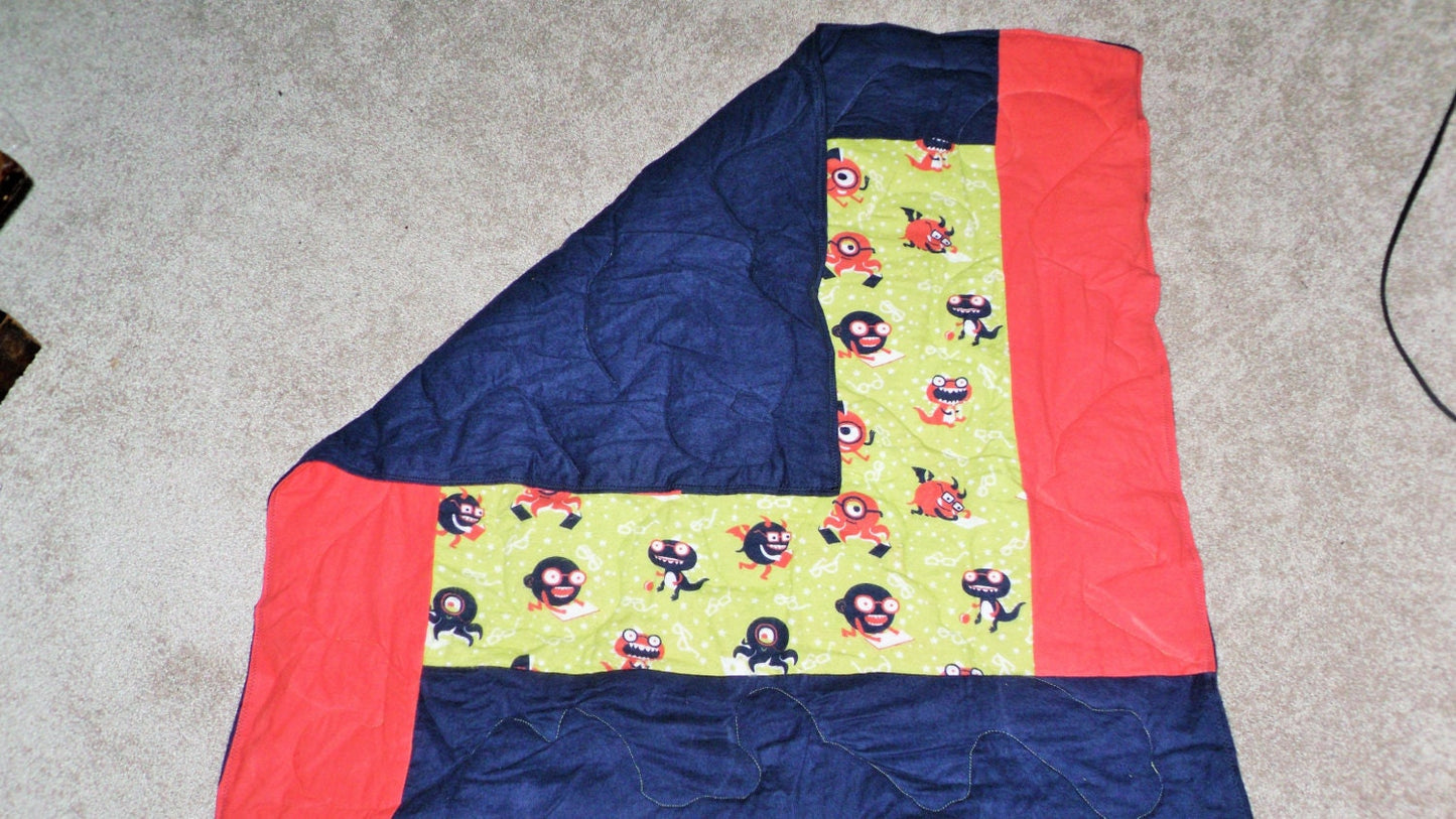 Monster Flannel Blanket