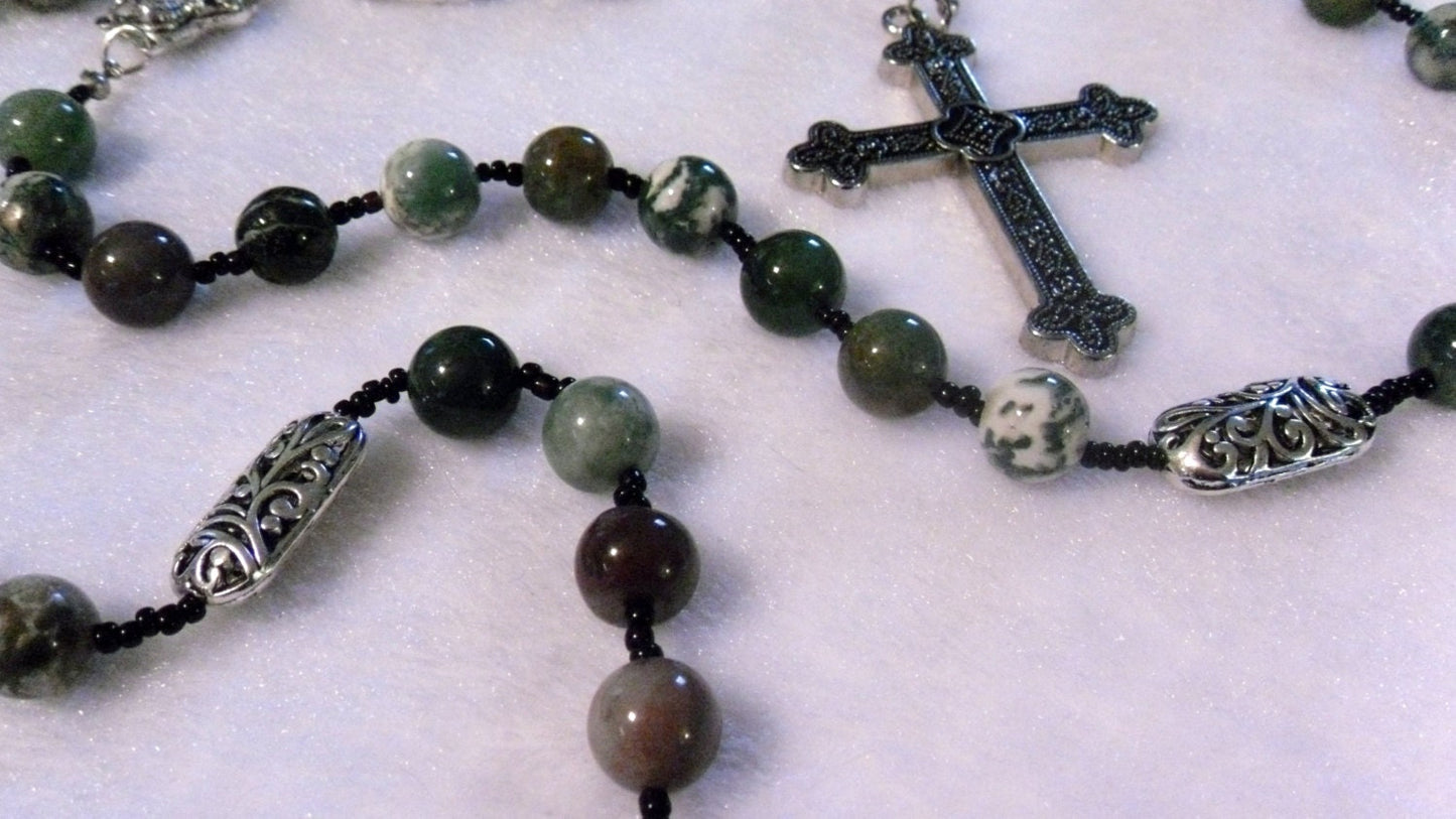 Fancy Jasper Rosary