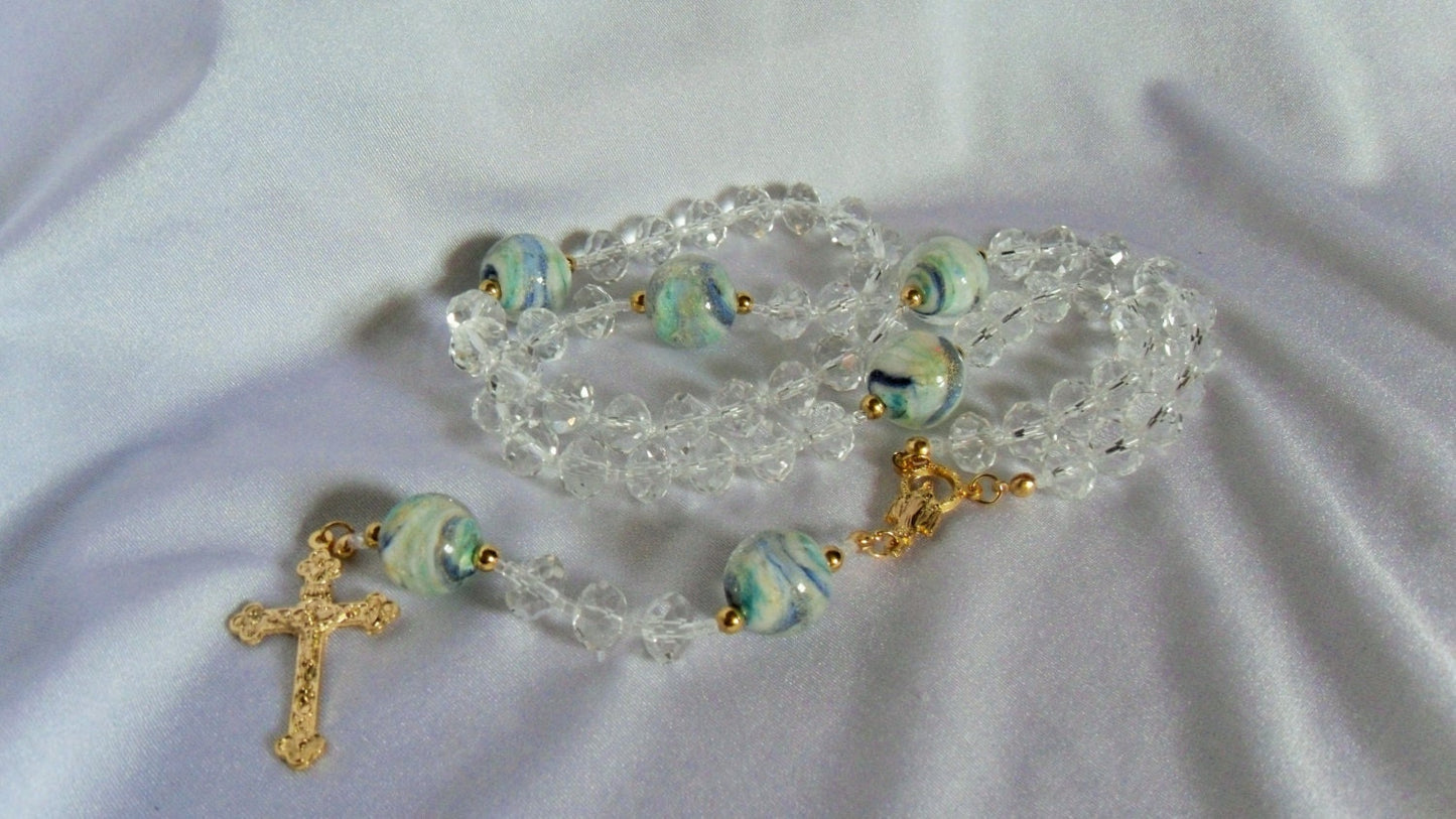 Crystal Cut Rosary