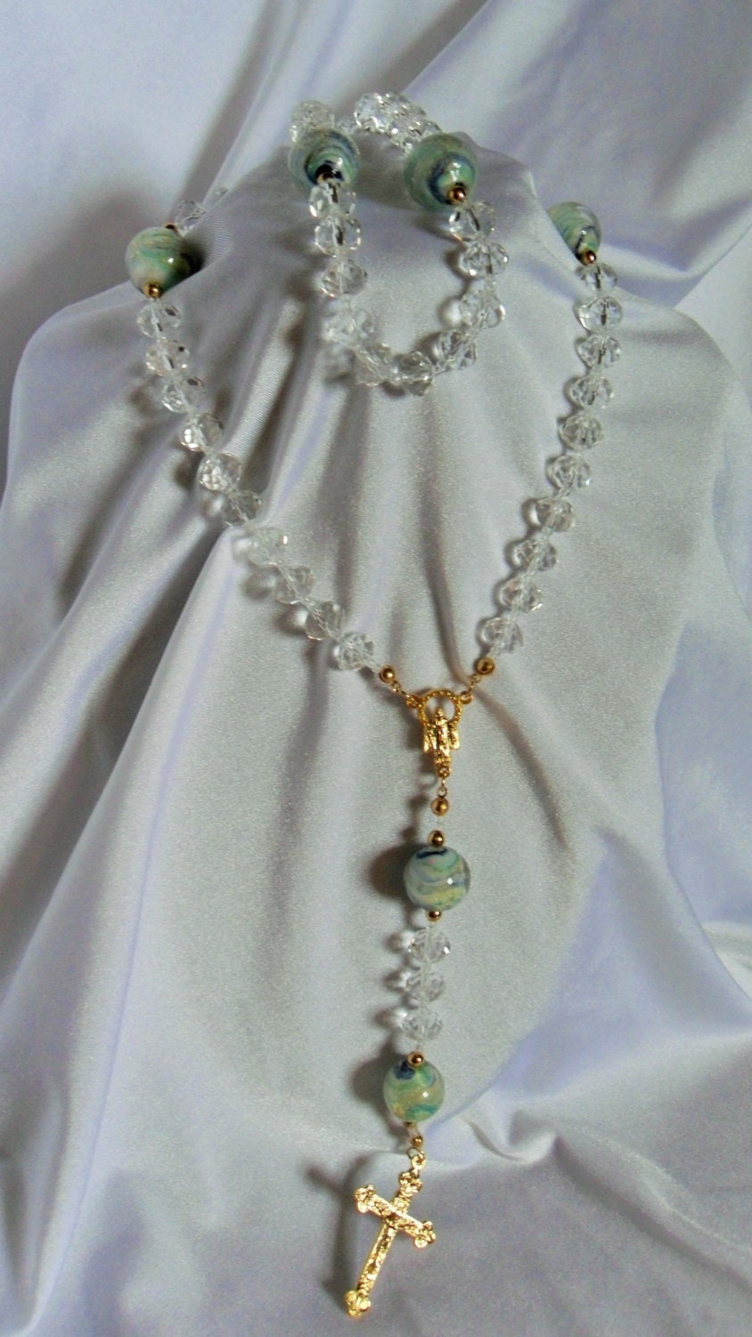Crystal Cut Rosary
