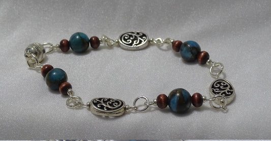 Impression Jasper Link Bracelet