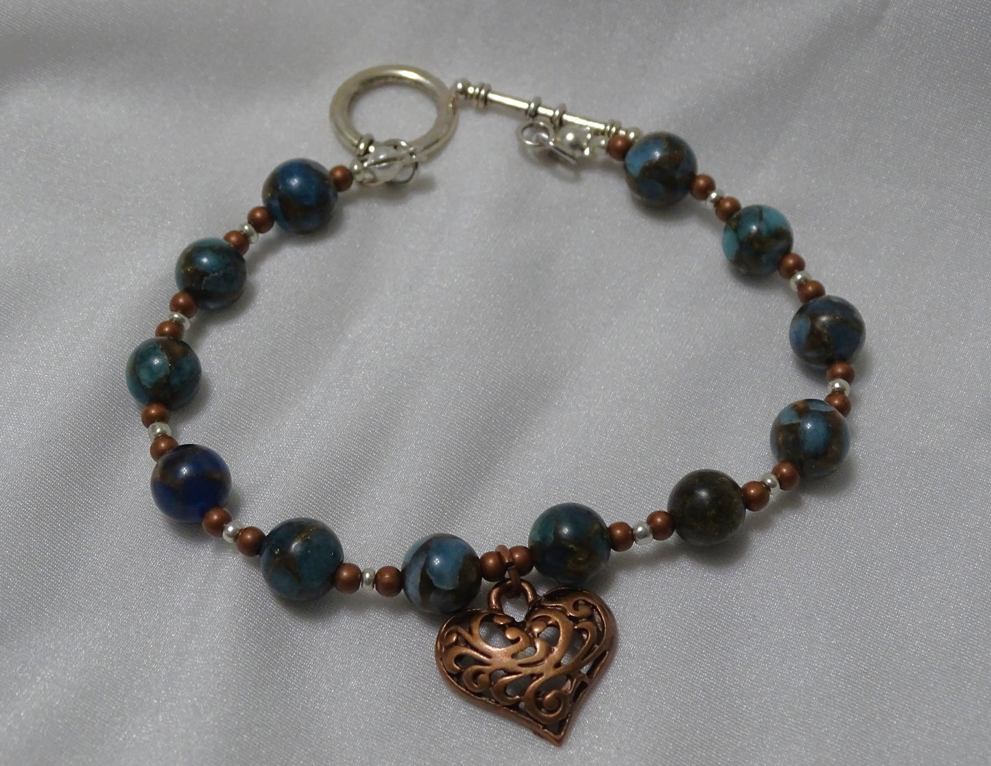 Impression Jasper and Copper Bracelet