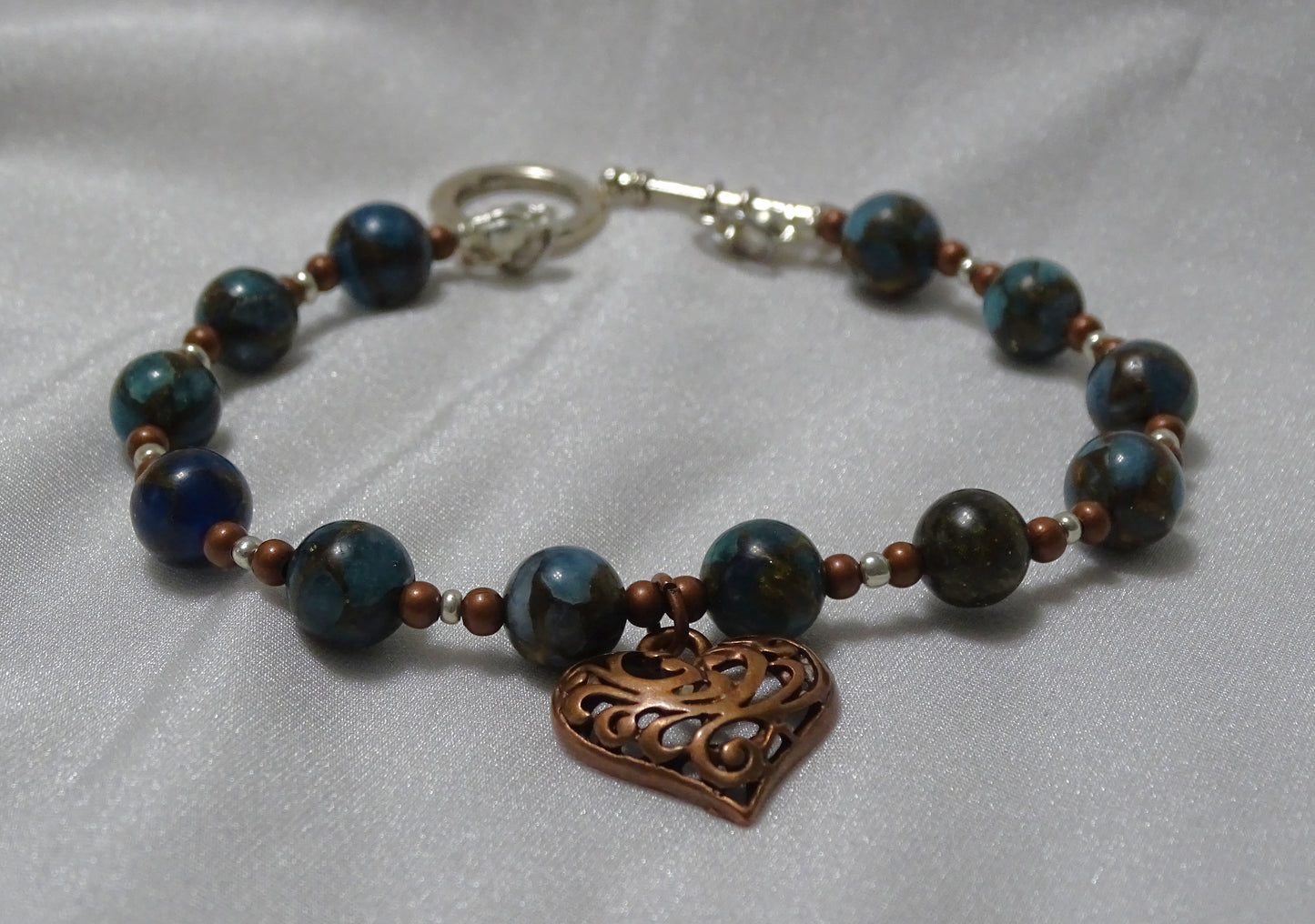 Impression Jasper and Copper Bracelet