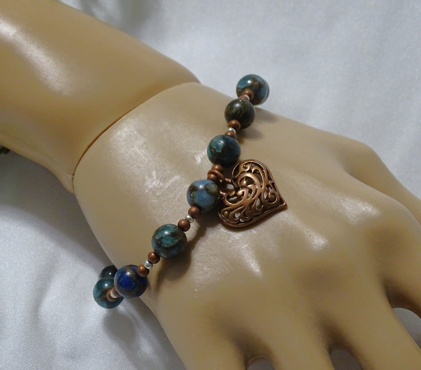 Impression Jasper and Copper Bracelet