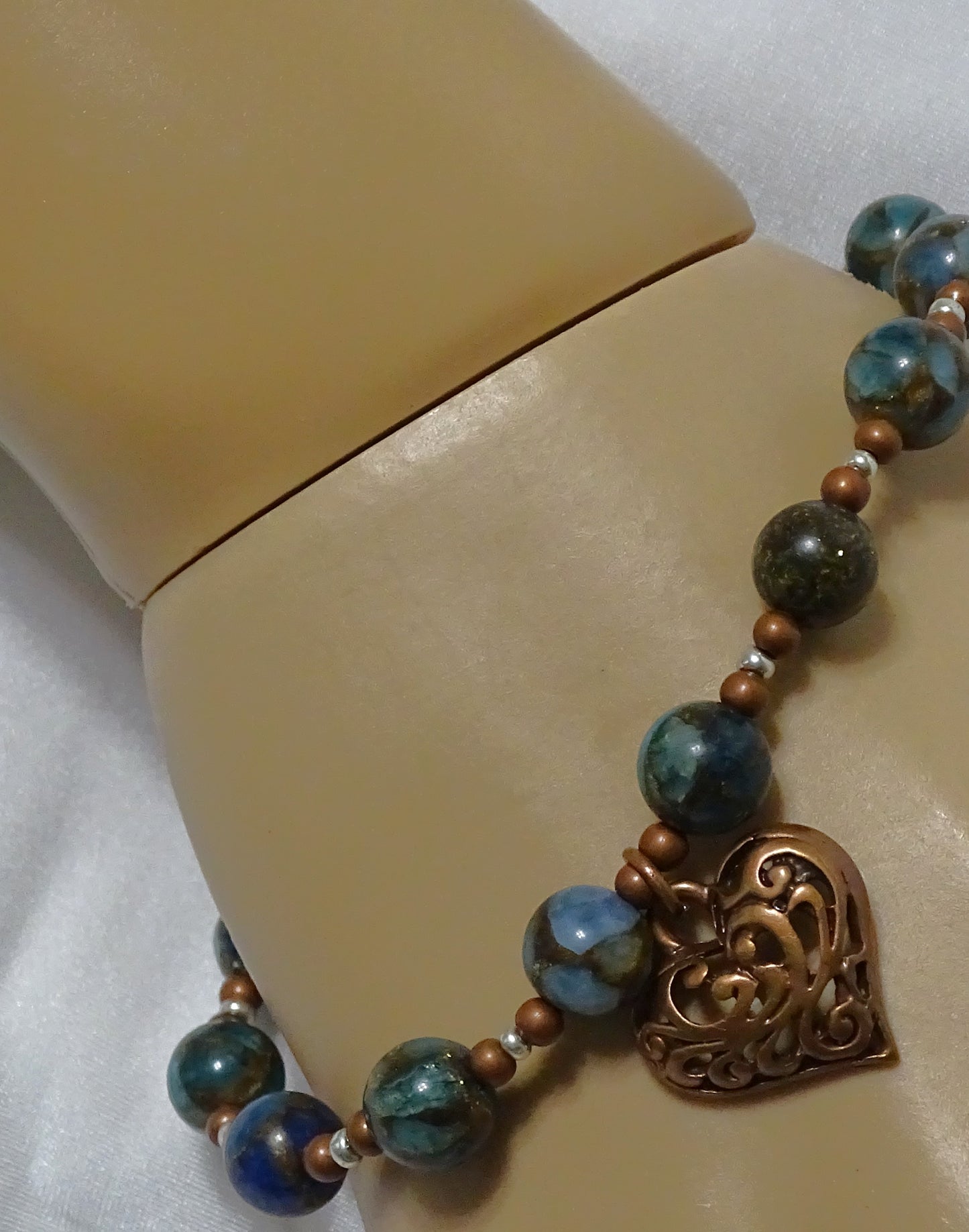 Impression Jasper and Copper Bracelet
