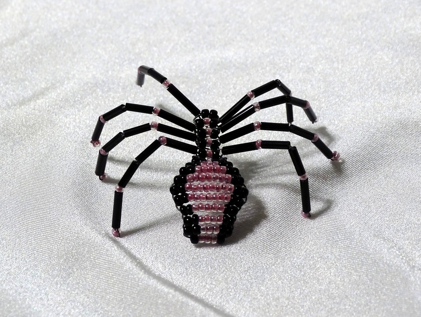 Pearly Pink and Black Spider