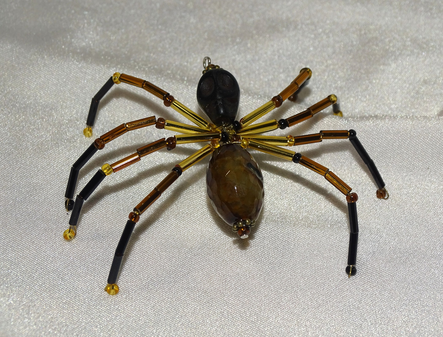 Agate and Howlite Spider