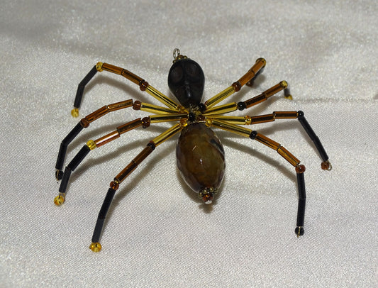 Agate and Howlite Spider