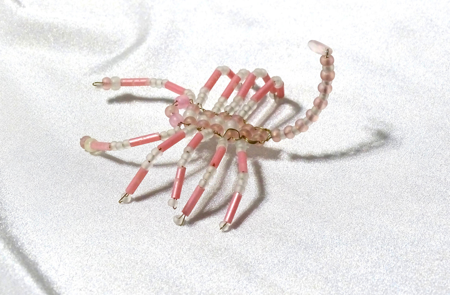 Frosty Pink and White Scorpion