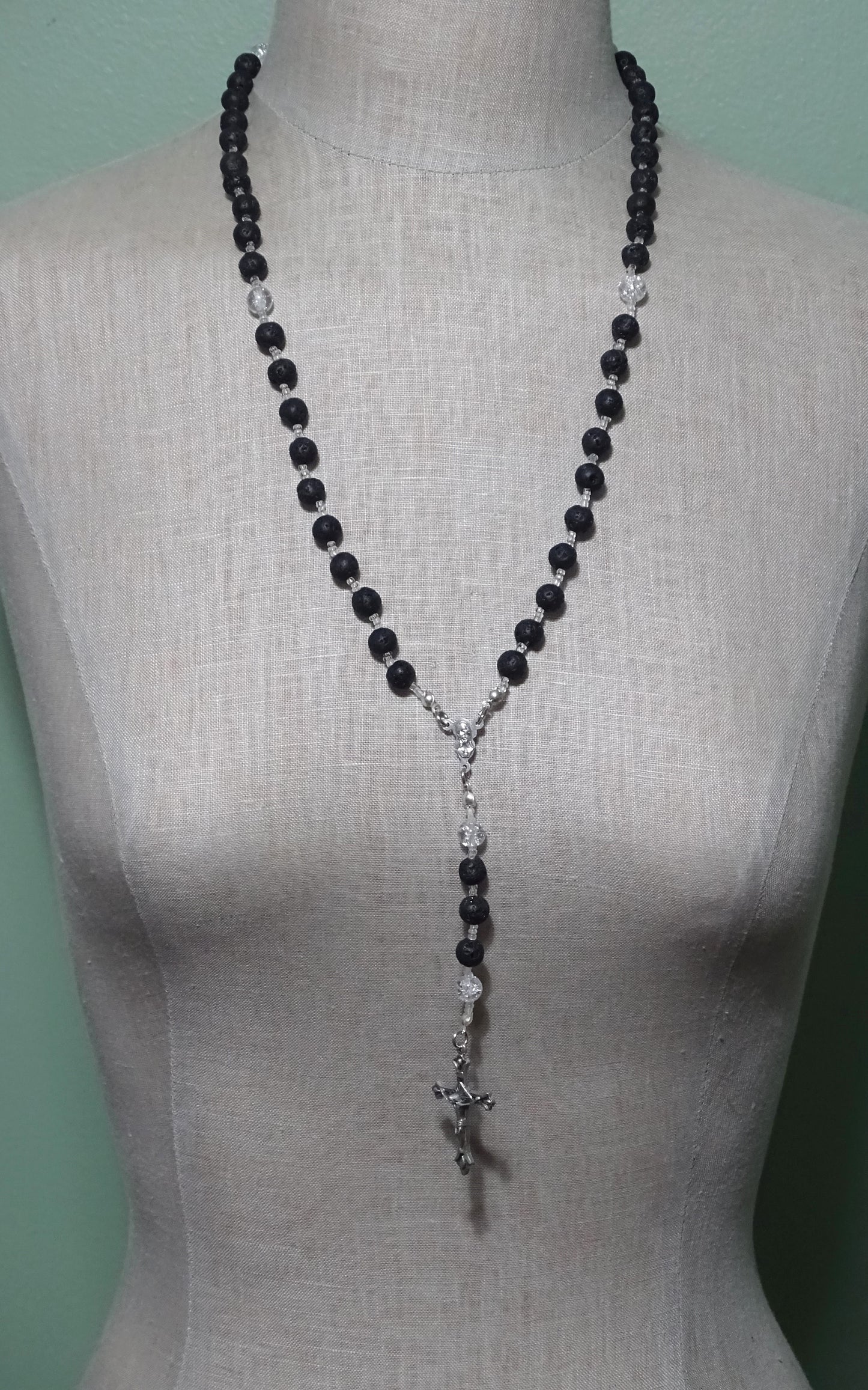 Lava Stone Rosary