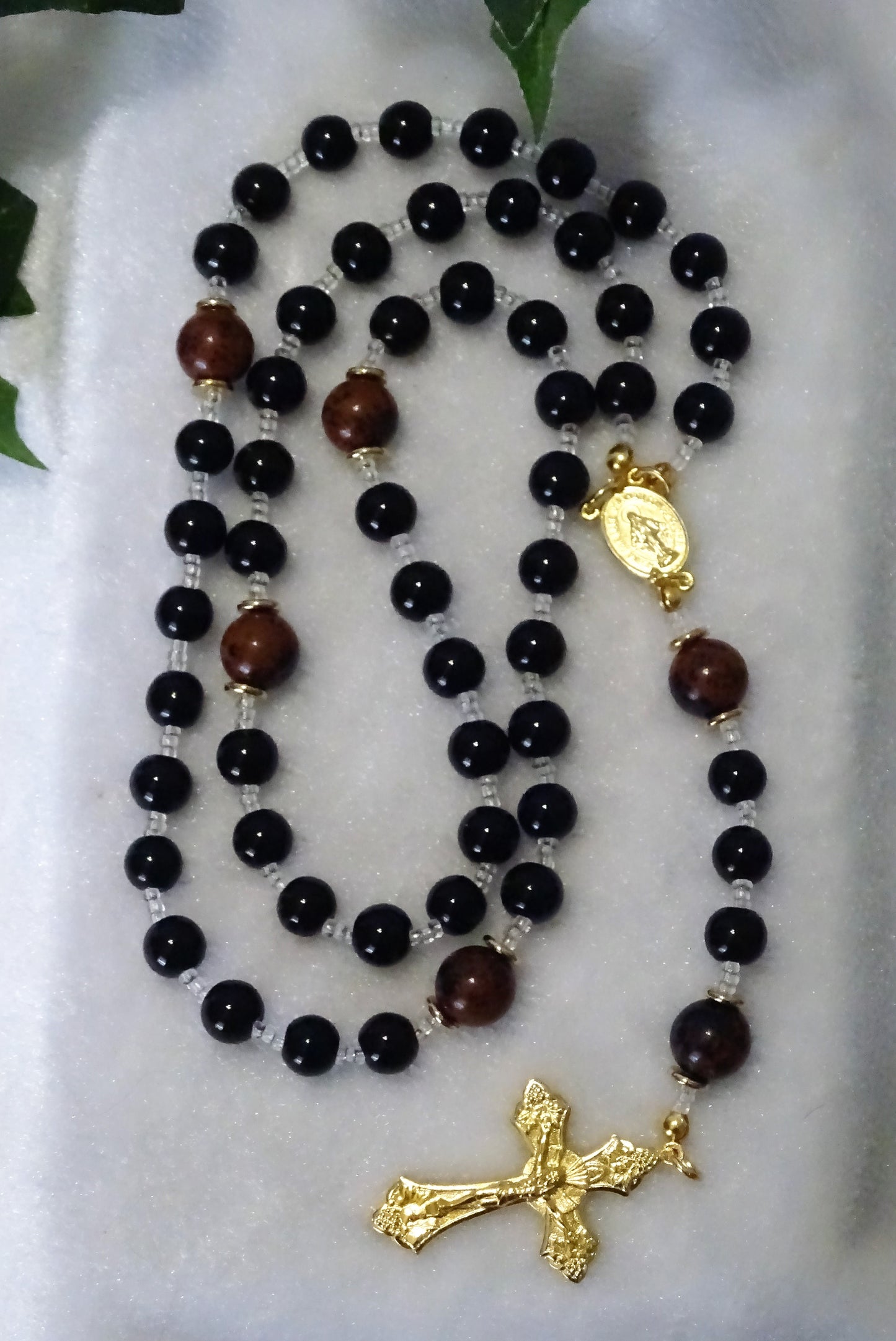 Mahogany Obsidian Rosary