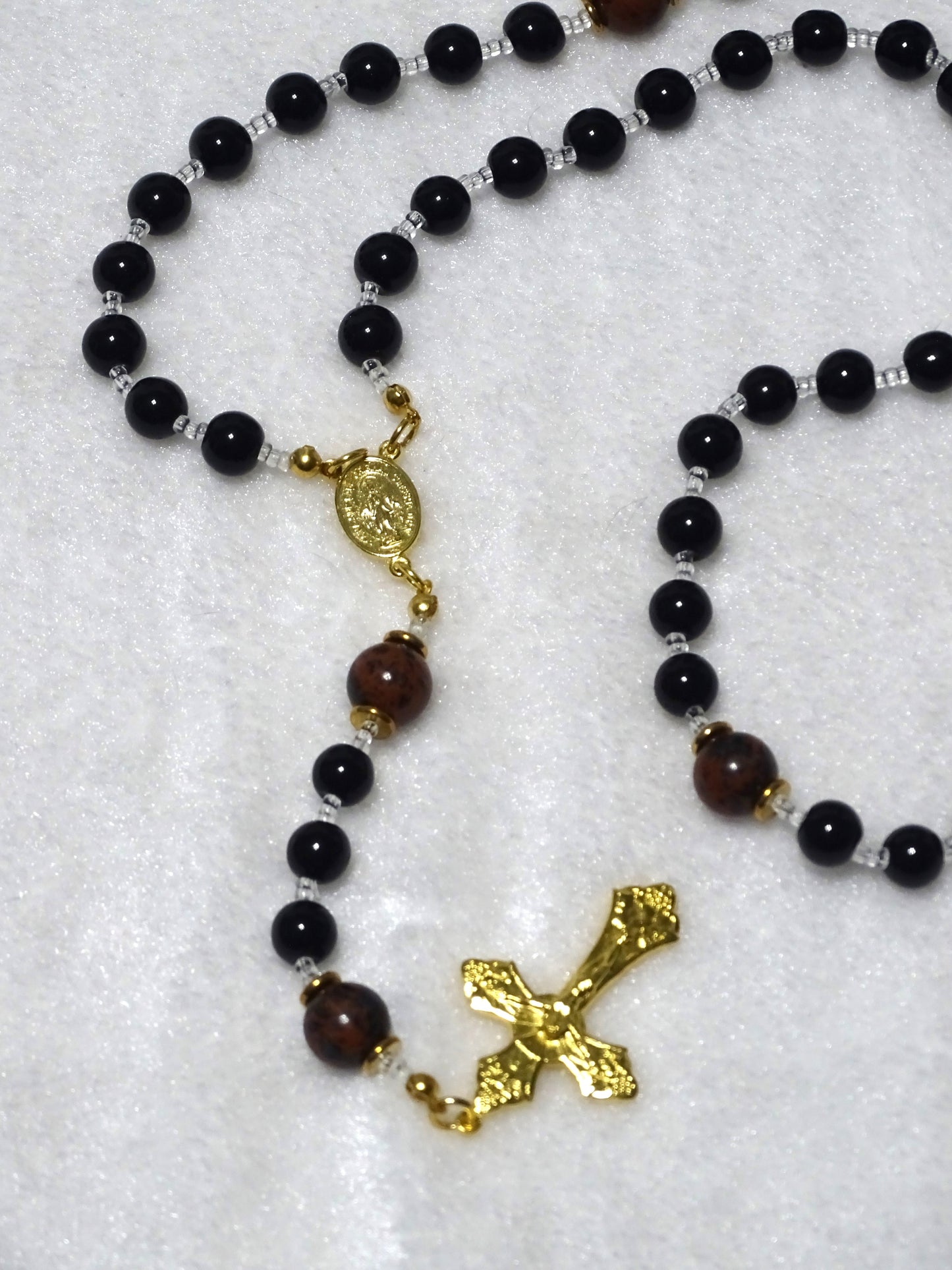 Mahogany Obsidian Rosary