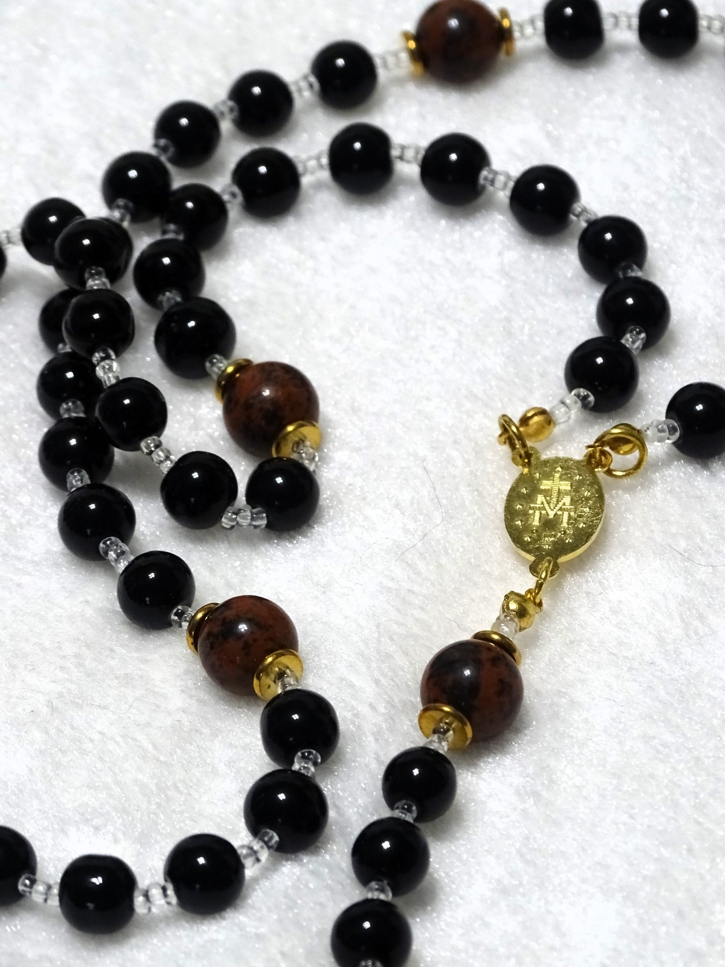 Mahogany Obsidian Rosary