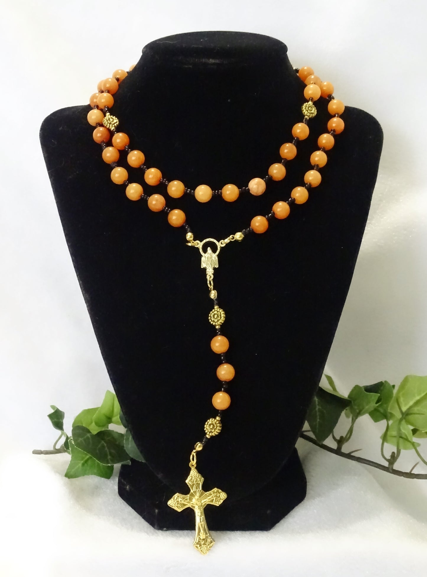 Peach Aventurine Rosary