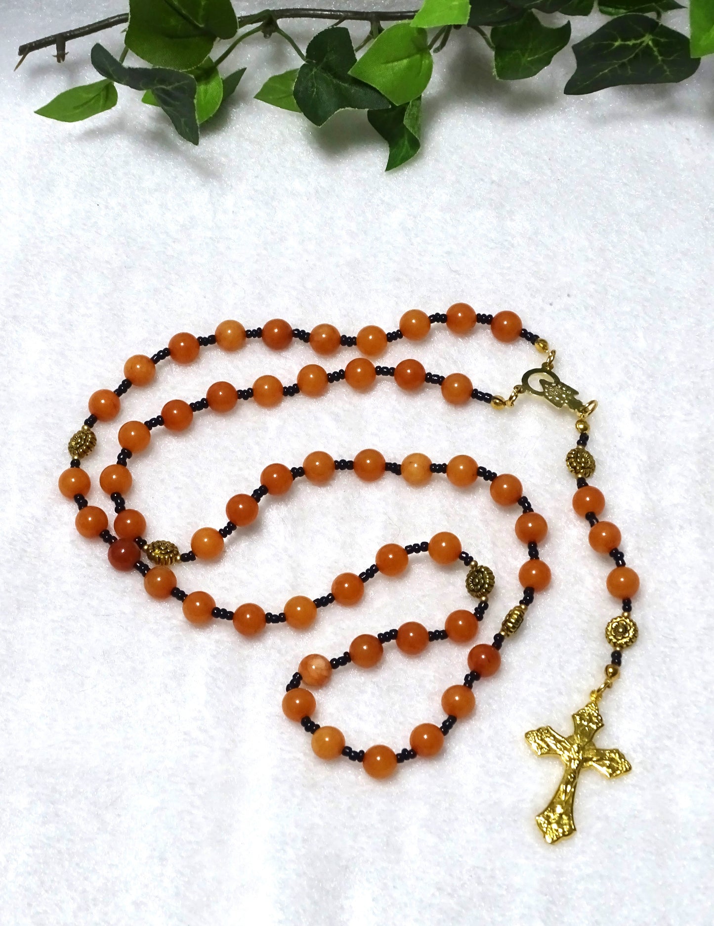 Peach Aventurine Rosary