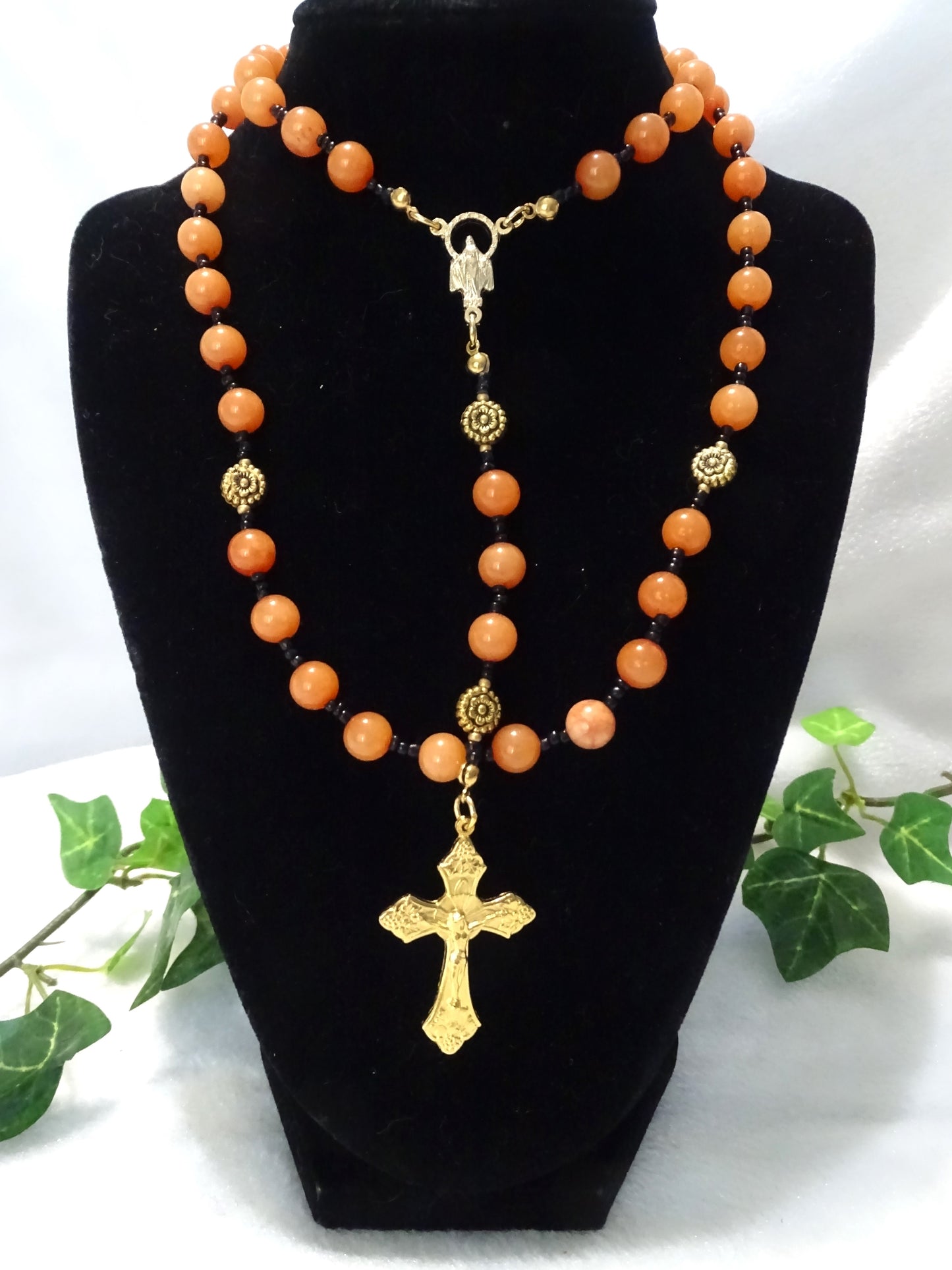 Peach Aventurine Rosary