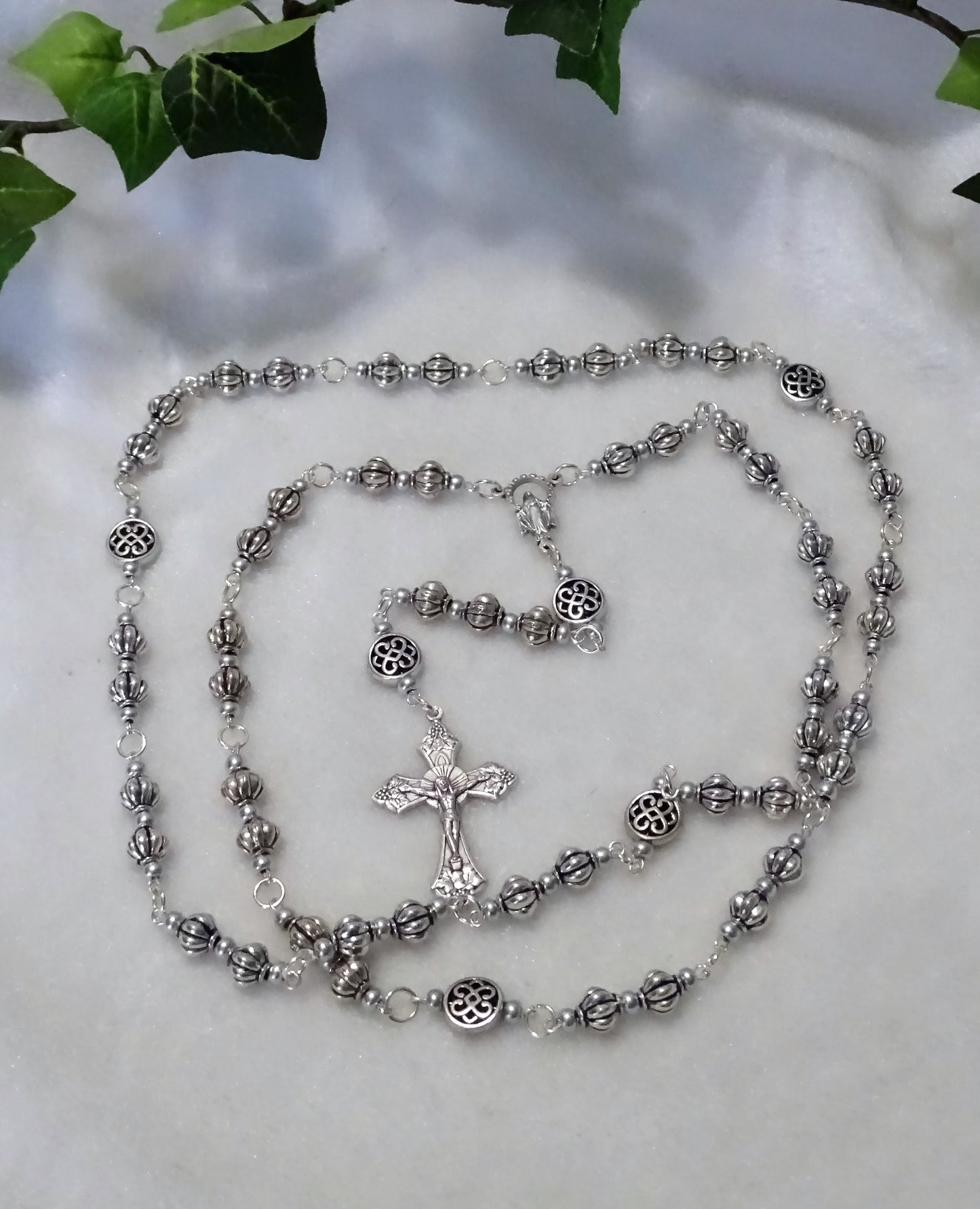 Silver Linked Rosary