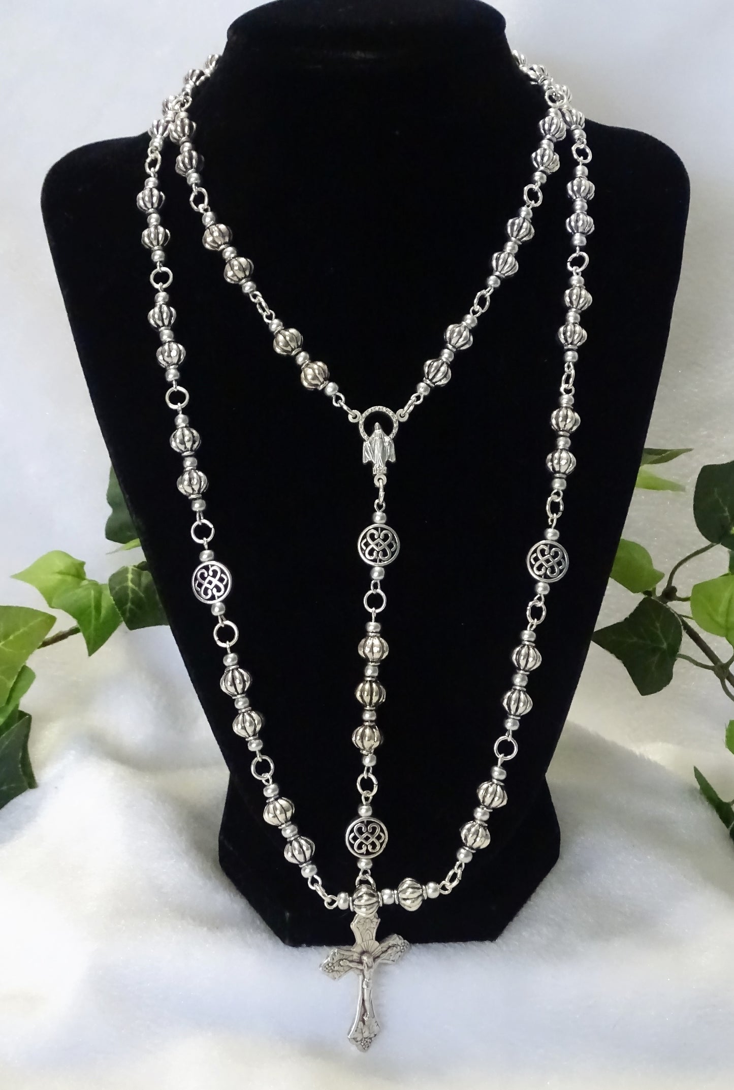 Silver Linked Rosary