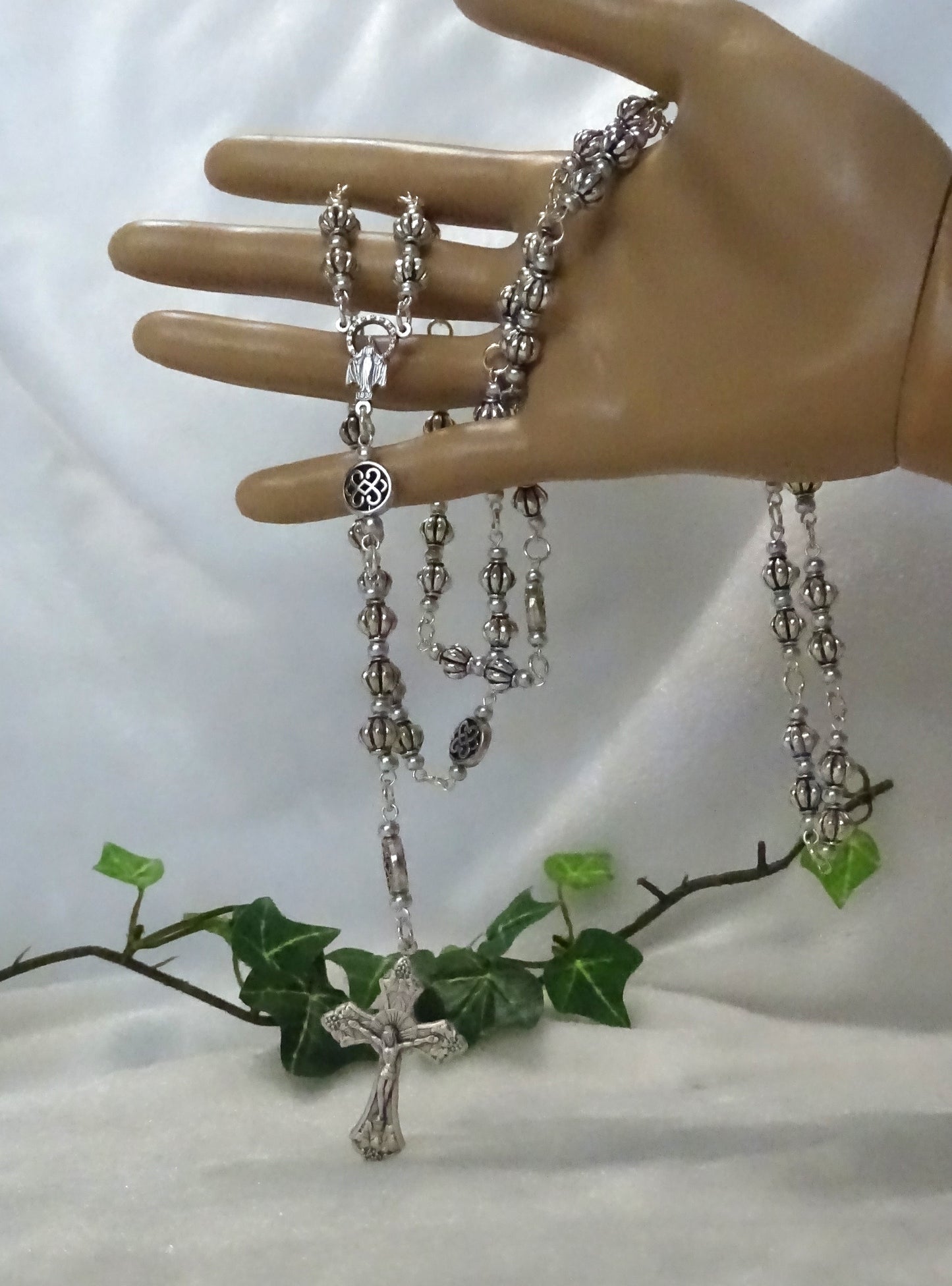 Silver Linked Rosary