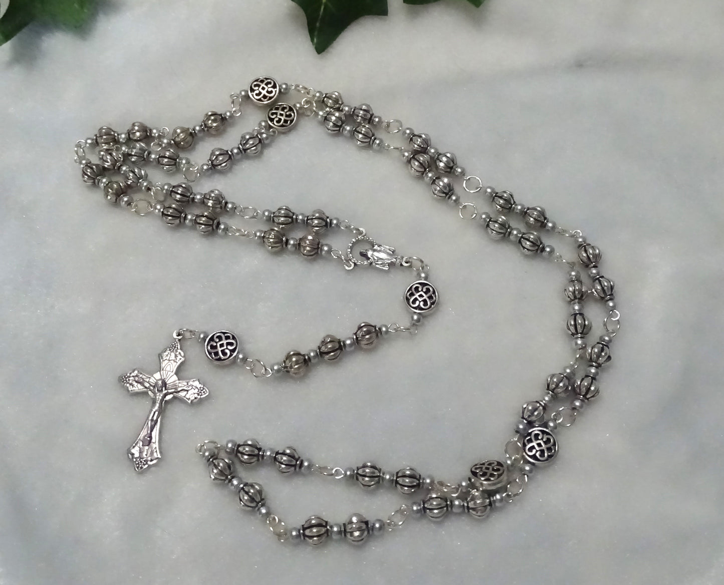 Silver Linked Rosary