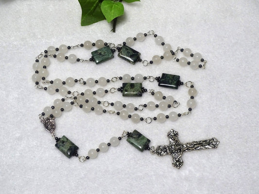 Kambaba Jasper Rosary